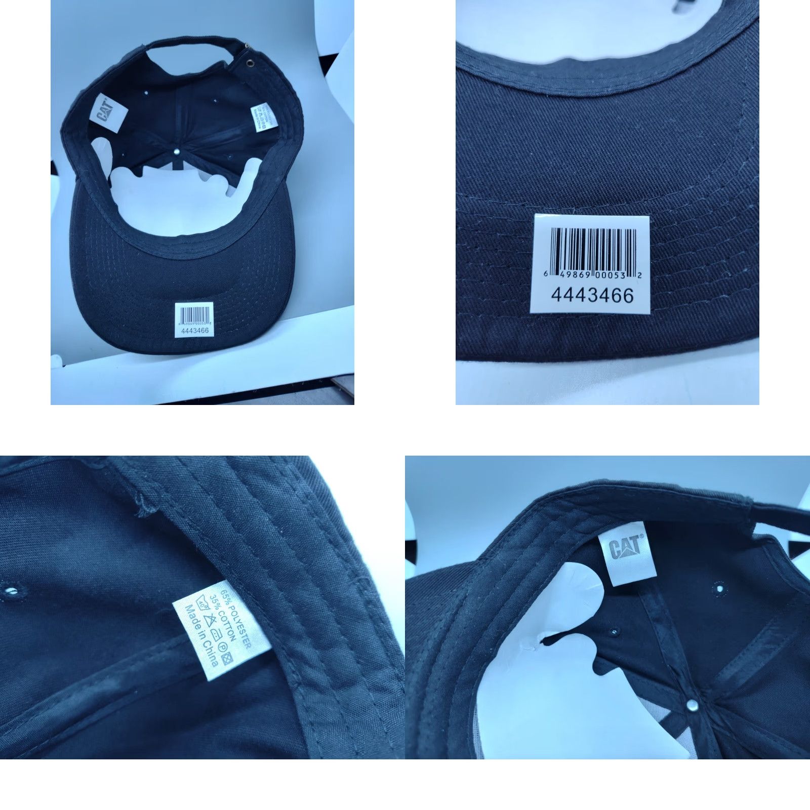 Vintage VINTAGE CAT Baseball Cap Hat Men Adjustable Black Logo Black Cat 90s Style Size ONE SIZE - 8 Thumbnail
