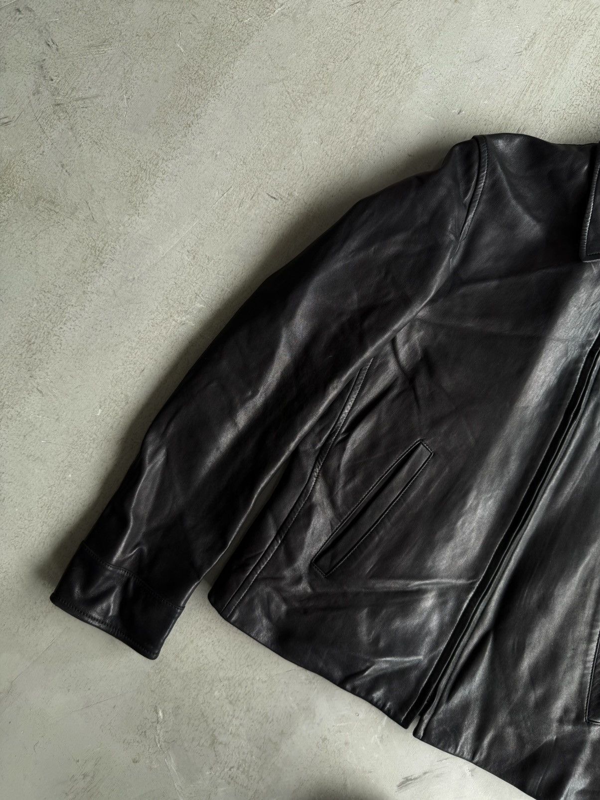 Gucci Gucci - Tom Ford Era Biker Leather Jacket Size US S / EU 44-46 / 1 - 4 Thumbnail