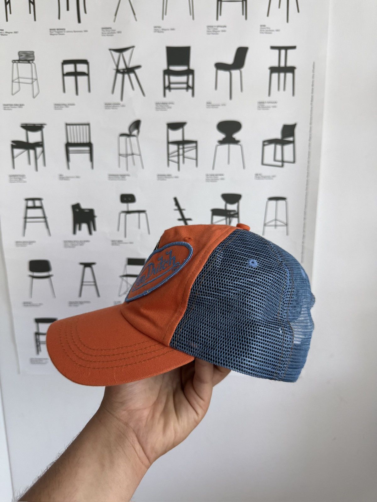 Von Dutch Vintage y2k Von Dutch trucker cap hat avantgarde skate swag Size ONE SIZE - 4 Thumbnail