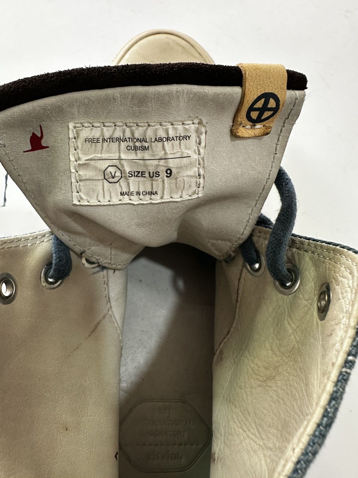 Visvim Visvim Skagway blue denim high top sneakers size 9 us Size US 9 / EU 42 - 10 Thumbnail