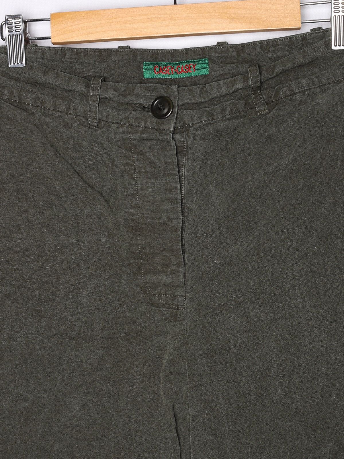 Casey Casey Casey Casey Bee Pants Washed Olive Khaki Trousers Pantalon Size 27" / US 4 / IT 40 - 6 Thumbnail