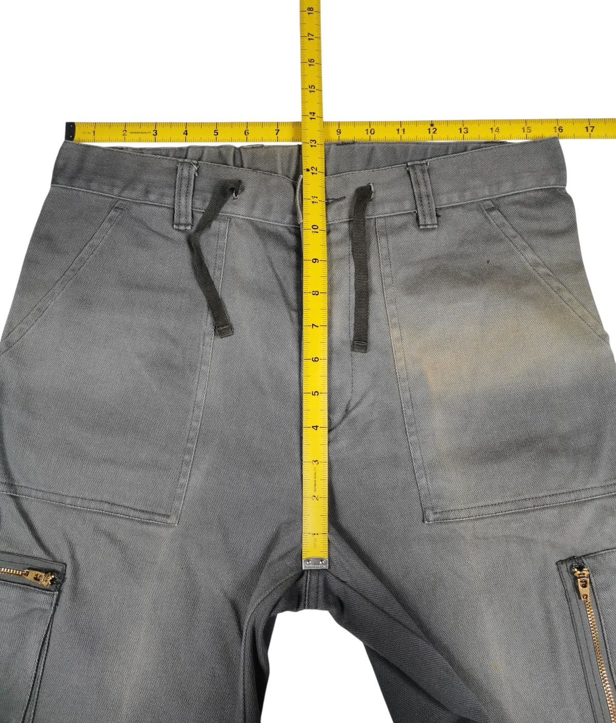 Japanese Brand Famock Baggy Cargo Pants Naturally Sunfaded Vintage Size US 32 / EU 48 - 6 Thumbnail