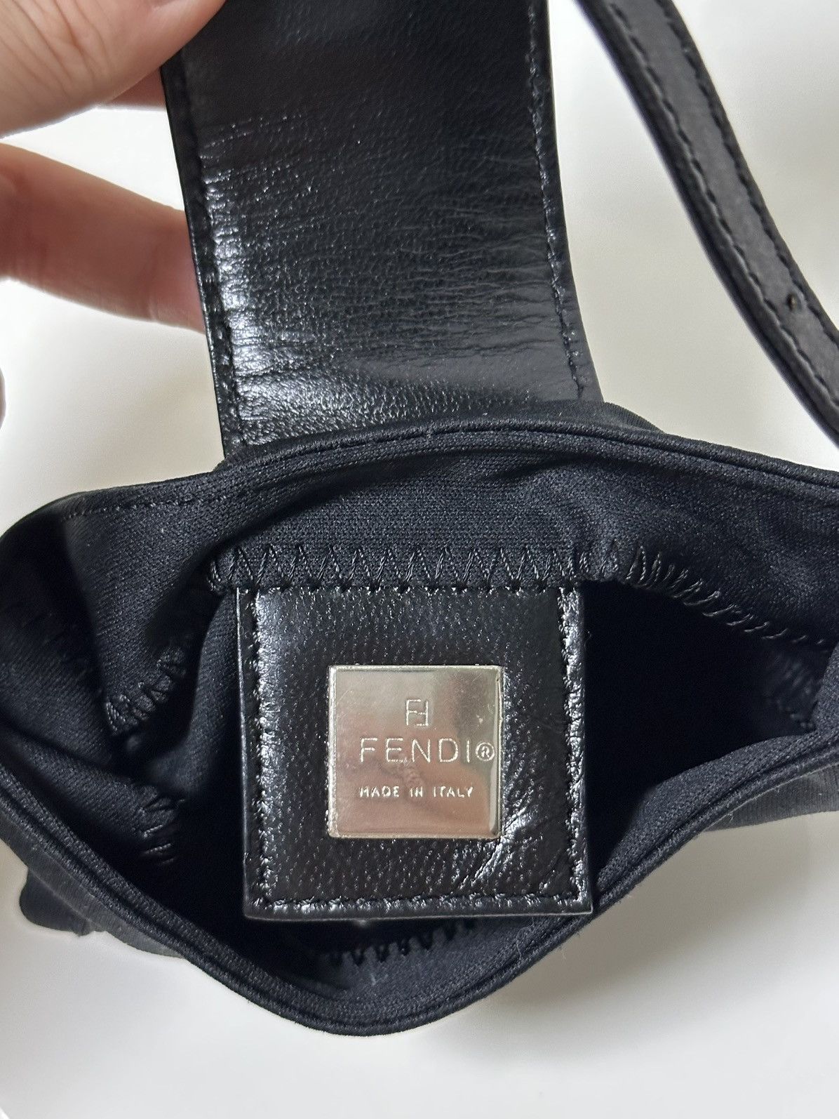 Fendi FENDI Spring Summer 1999 Nylon Mini Croissant Bag Size ONE SIZE - 8 Thumbnail