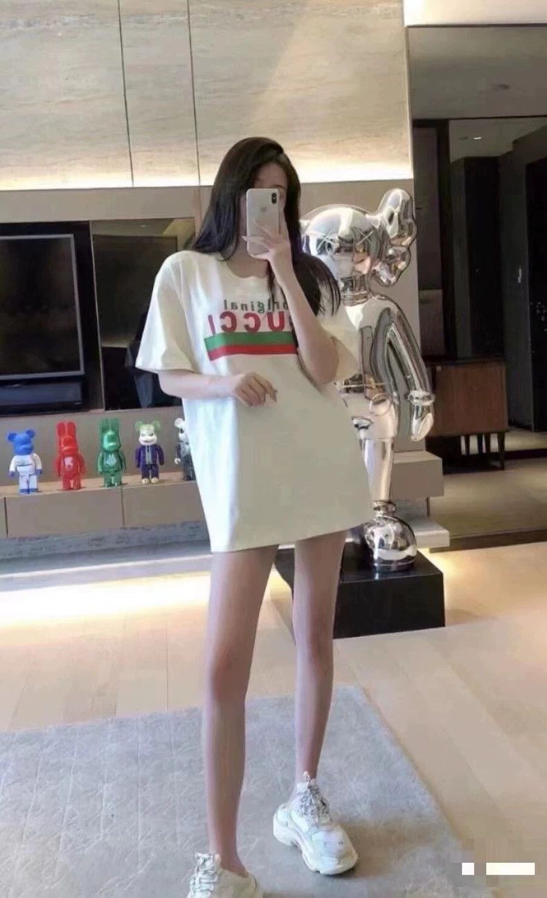Gucci Gucci Striped letter print short-sleeved T-shirt 2501-Nexta Size US XS / EU 42 / 0 - 4 Thumbnail