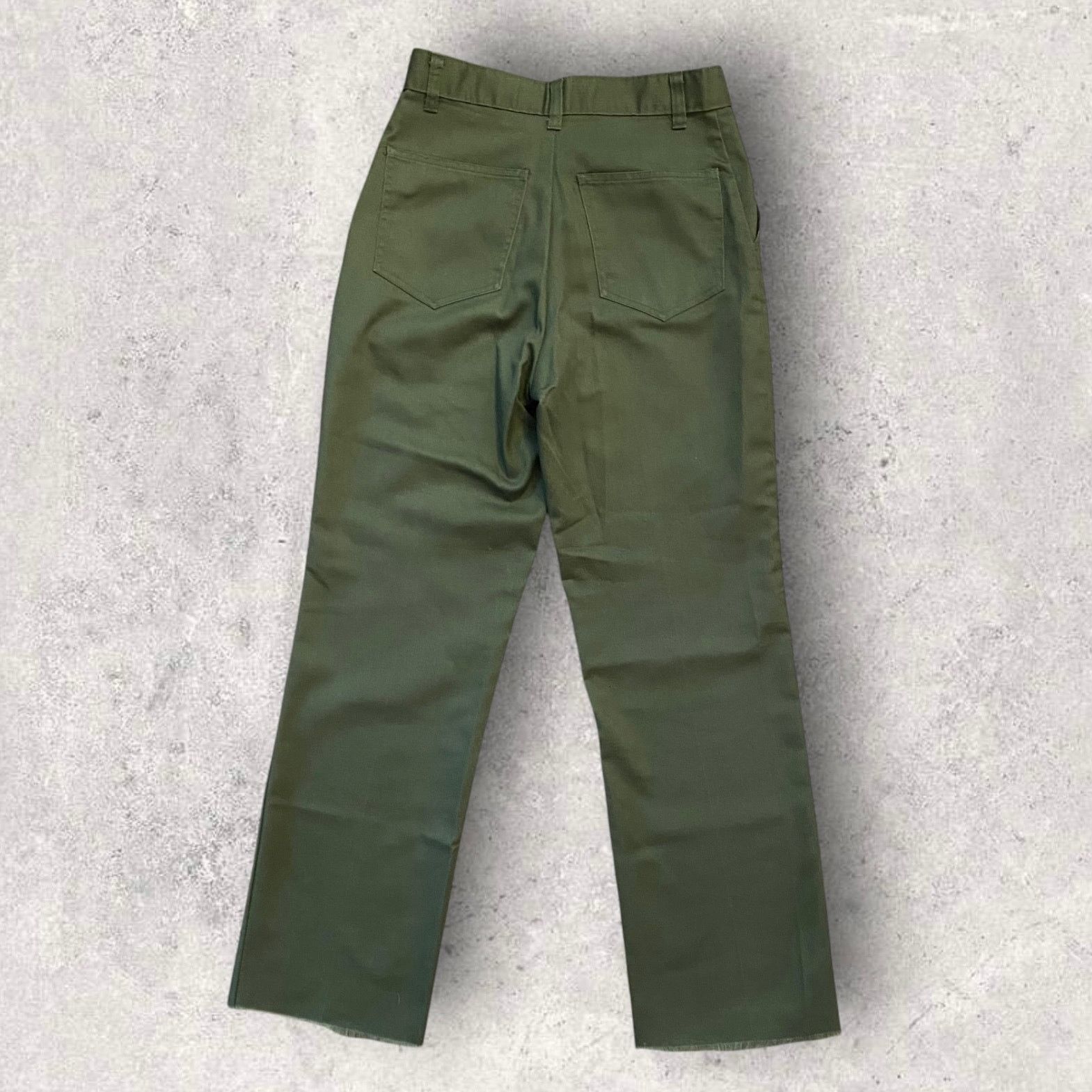 Vintage Vintage Boy Scout Uniform Olive Green Slim Fit Chino Pants Size 28" / US 6 / IT 42 - 2 Thumbnail
