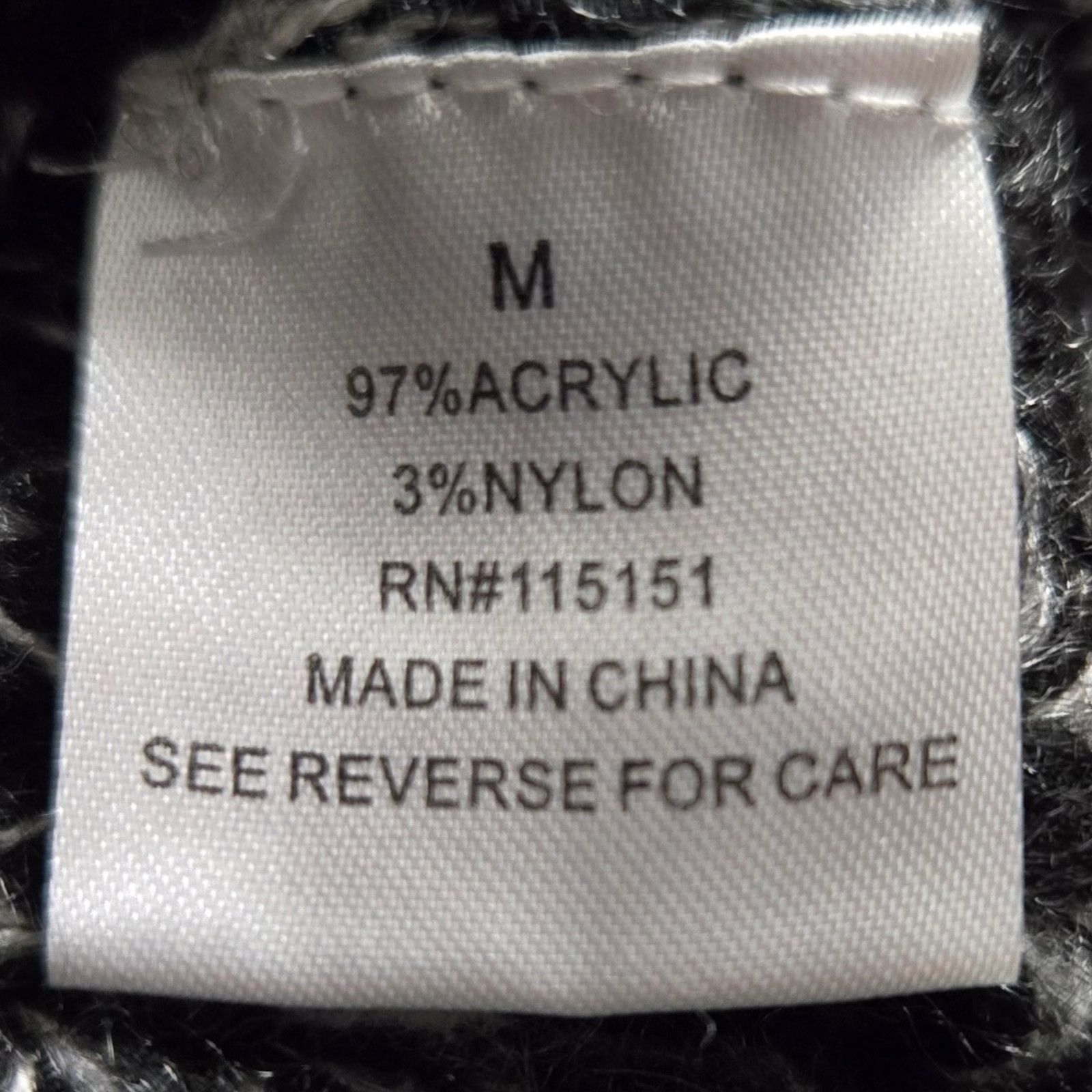 Other Marled Black Crewneck Crop Soft Sweater Size Medium Size M / US 6-8 / IT 42-44 - 5 Thumbnail