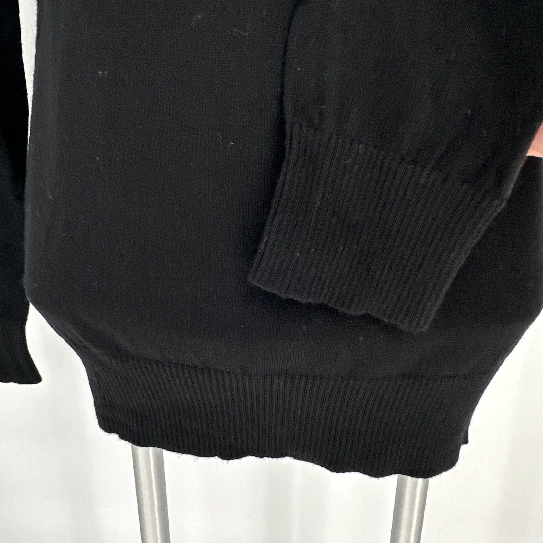 Banana Republic Banana Republic Sweater Mens Large Black 100% Merino Wool Crewneck Pullover Knit Mens Size US L / EU 52-54 / 3 - 4 Thumbnail