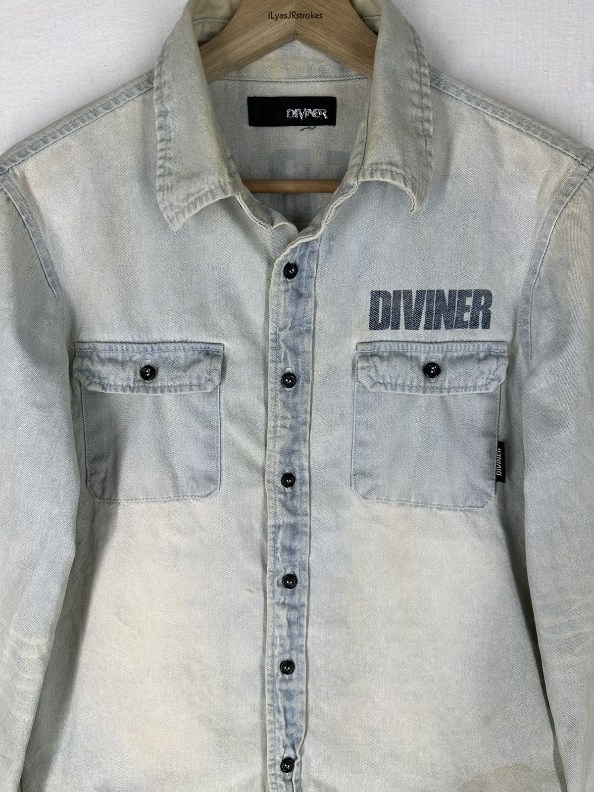 Japanese Brand Vintage 90's Diviner Japan Mad Brute Factory Long Sleeve Size US M / EU 48-50 / 2 - 4 Thumbnail