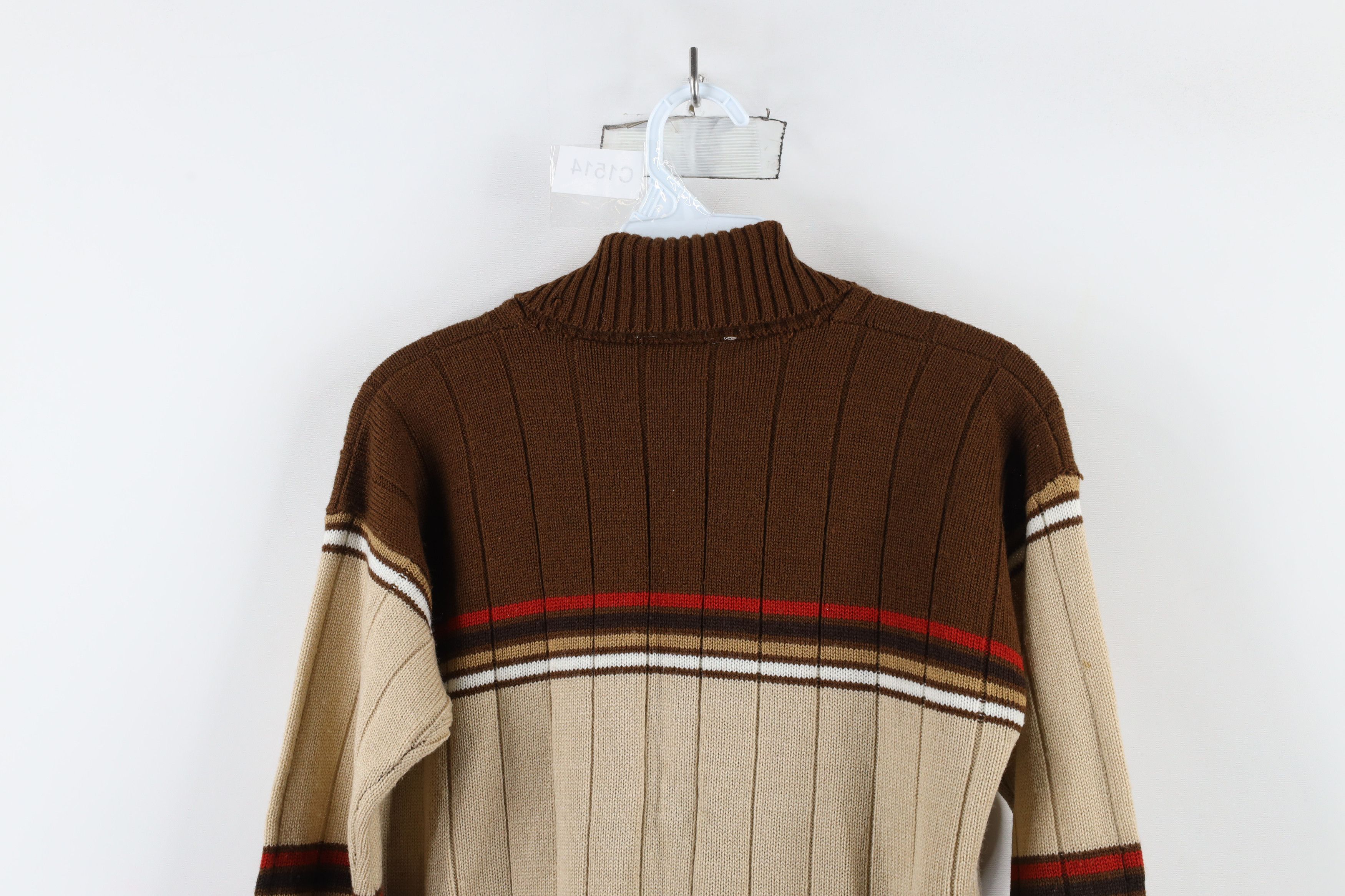 Vintage Vintage 70s Mid Century Modern MCM Shawl Cardigan Sweater Size M / US 6-8 / IT 42-44 - 13 Thumbnail