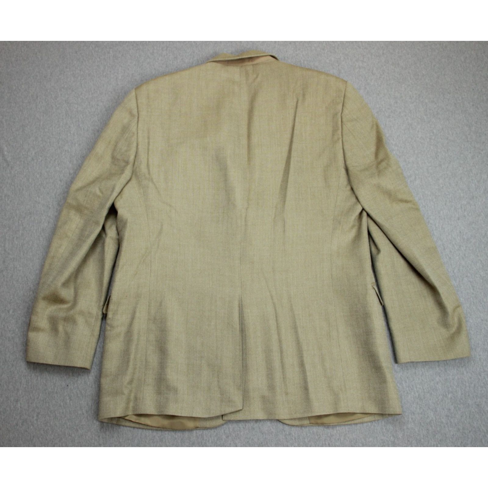 Lauren Ralph Lauren Lauren Ralph Lauren Blazer Mens Size 42R Beige Silk Wool Size 42R - 3 Thumbnail