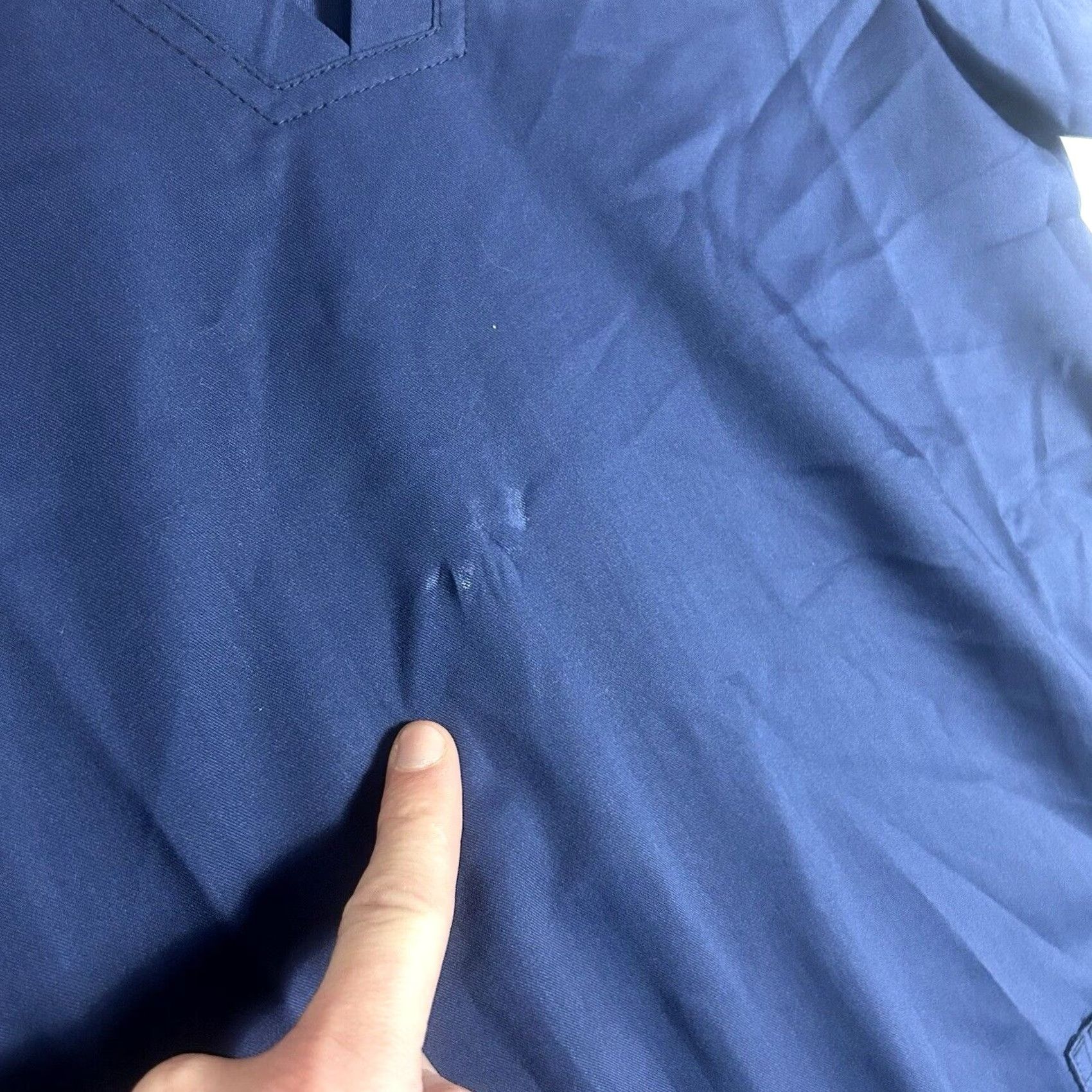Cherokee Cherokee Scrub Top Blue 2XS Women Flawed Pockets Modern Classic Medical Size XXS / US 00 / IT 34 - 2 Thumbnail