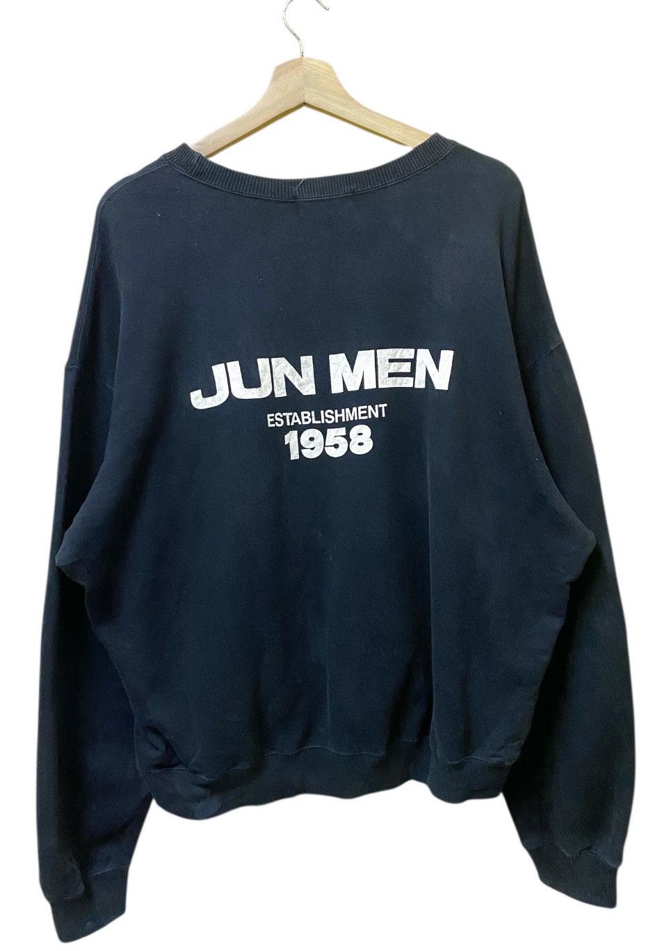 JUN MEN Jun Men Sweatshirt Crewneck Tee Black Colour Size US M / EU 48-50 / 2 - 2 Thumbnail