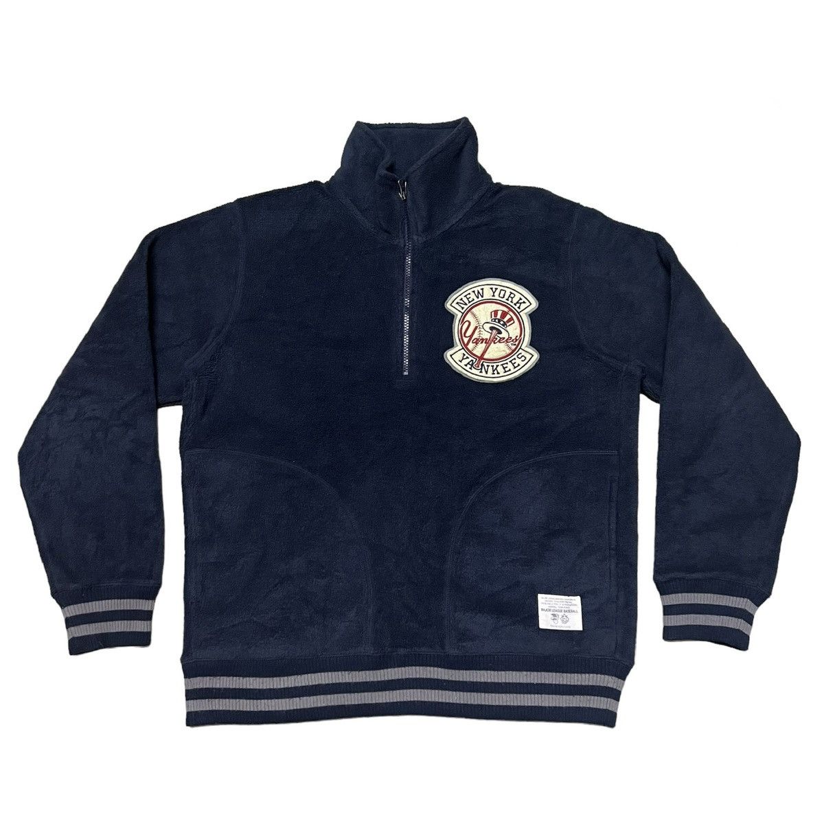 MLB Vintage New York Yankees MLB Half Zipper Sweatshirt Size US L / EU 52-54 / 3 - 2 Thumbnail