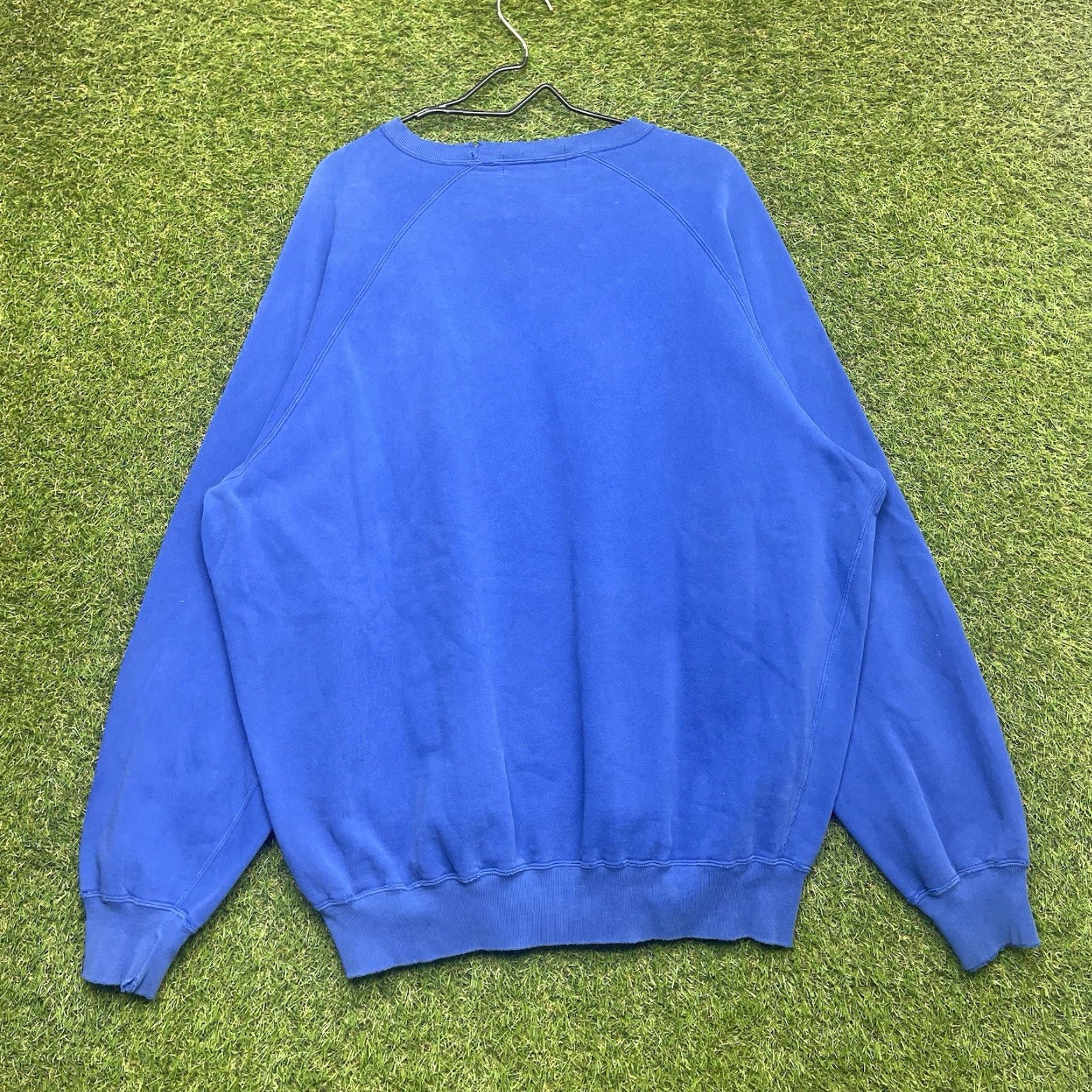 Polo Ralph Lauren VINTAGE Polo Ralph Lauren Sweatshirt Mens 2XL Blue Crewneck Pony Sweater 90s Y2K Size US XXL / EU 58 / 5 - 2 Thumbnail