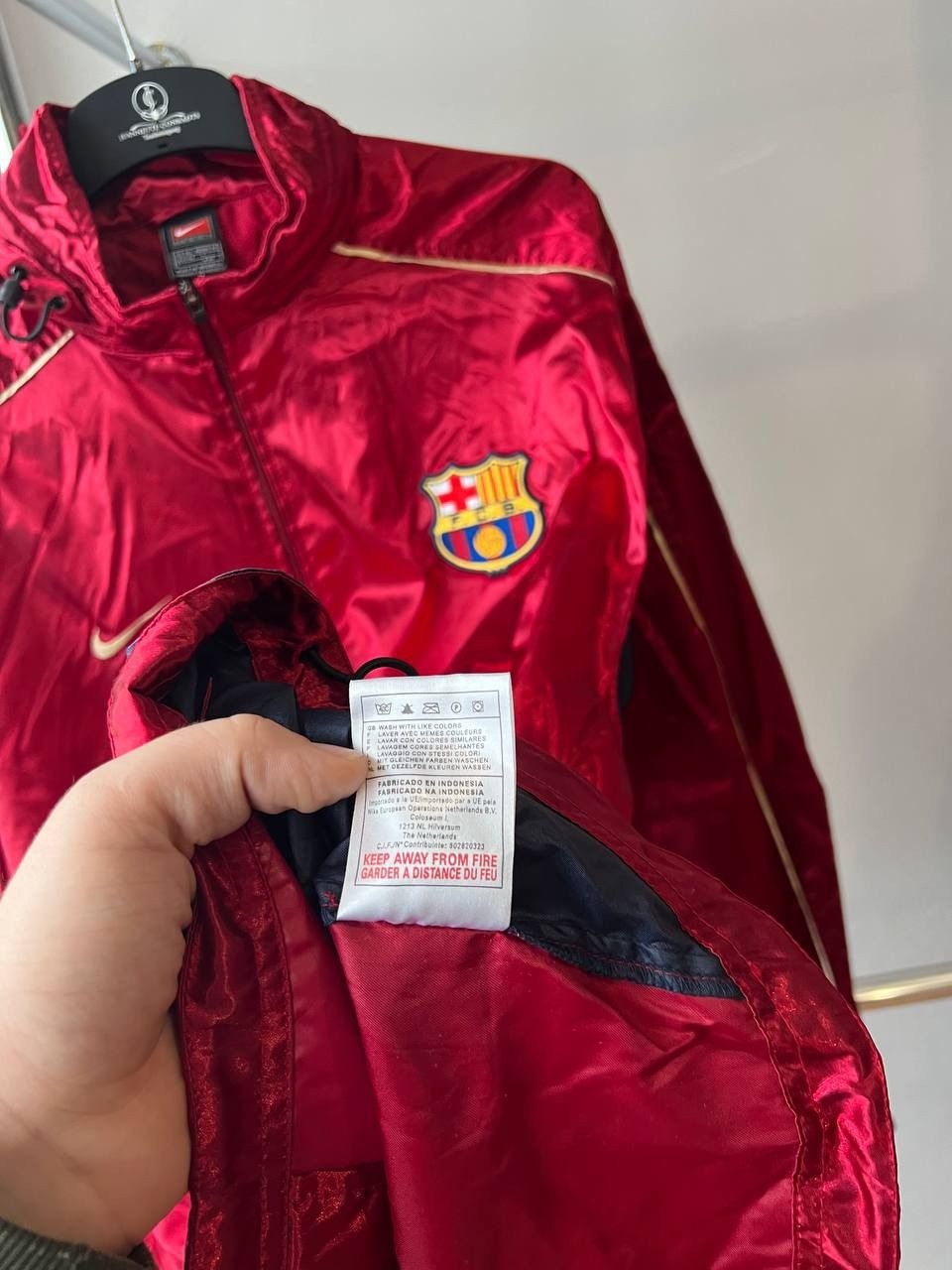 Nike 2001/2002 RARE BARCELONA FC NIKE DRILL TRACK TOP JACKET XXL Size US XXL / EU 58 / 5 - 8 Thumbnail