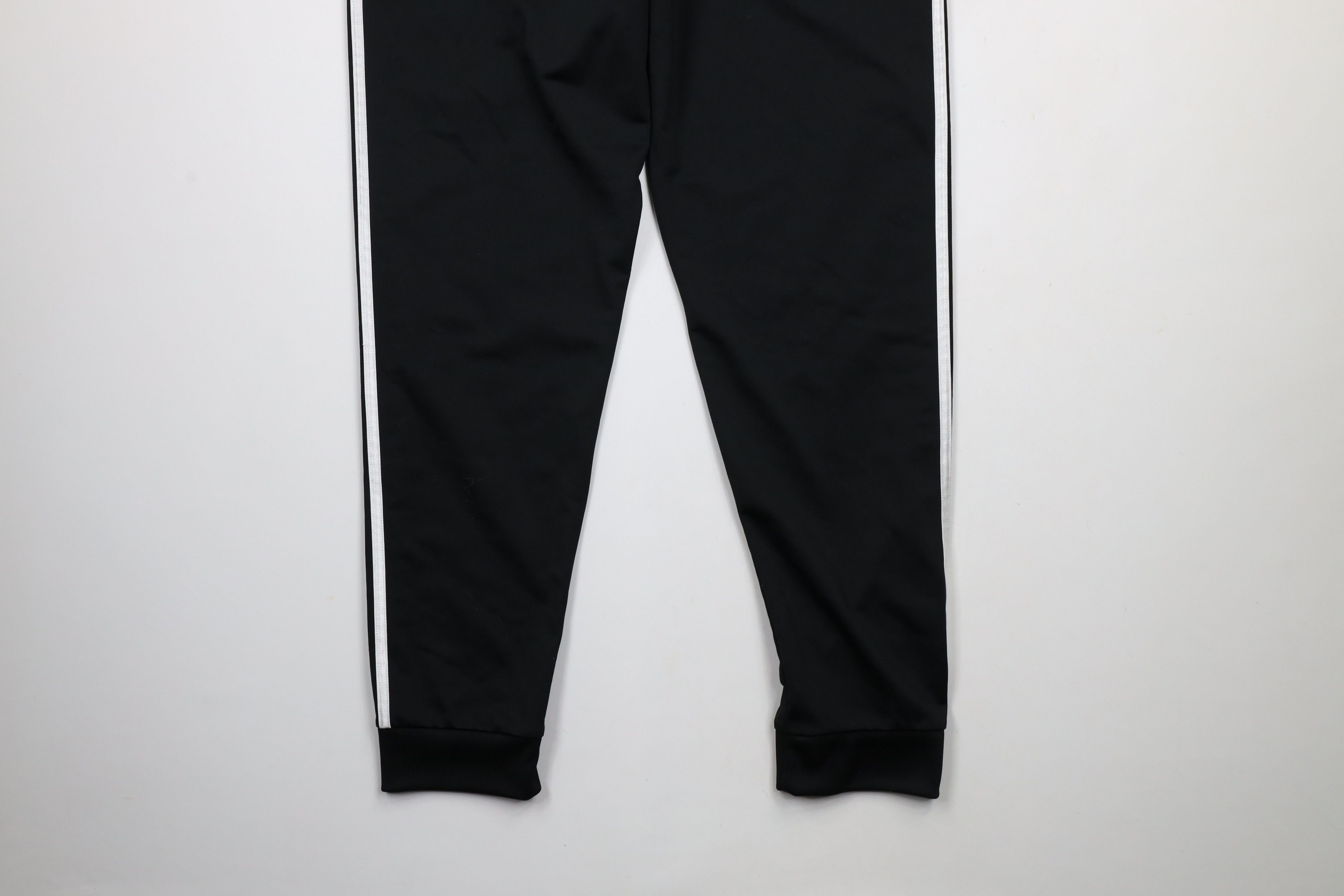 Adidas × Vintage Vintage Adidas Striped Cuffed Sweatpants Joggers Pants Black Size US 32 / EU 48 - 12 Thumbnail
