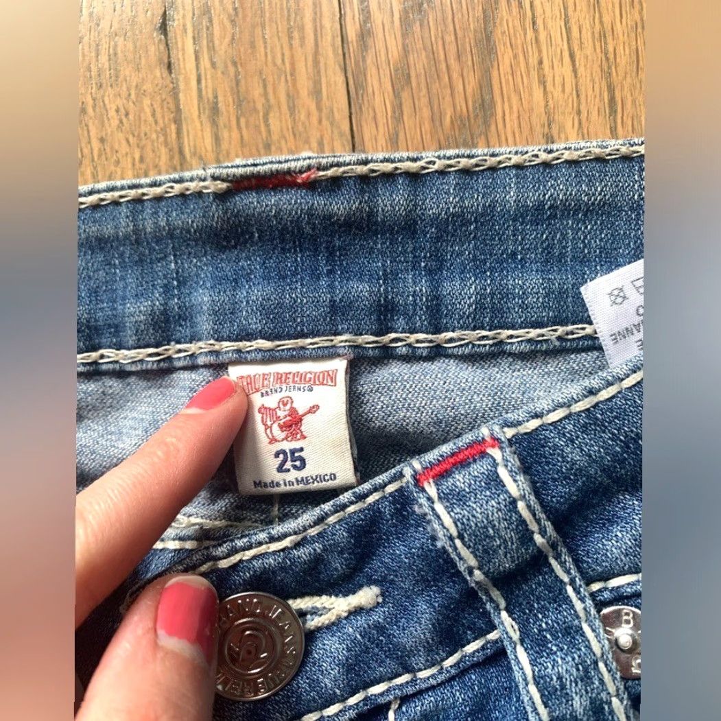 True Religion True Religion Jeans 25 Womens Blue Ankle Skinny Regular 25 True Religion Size 42" / US 20 - 5 Thumbnail