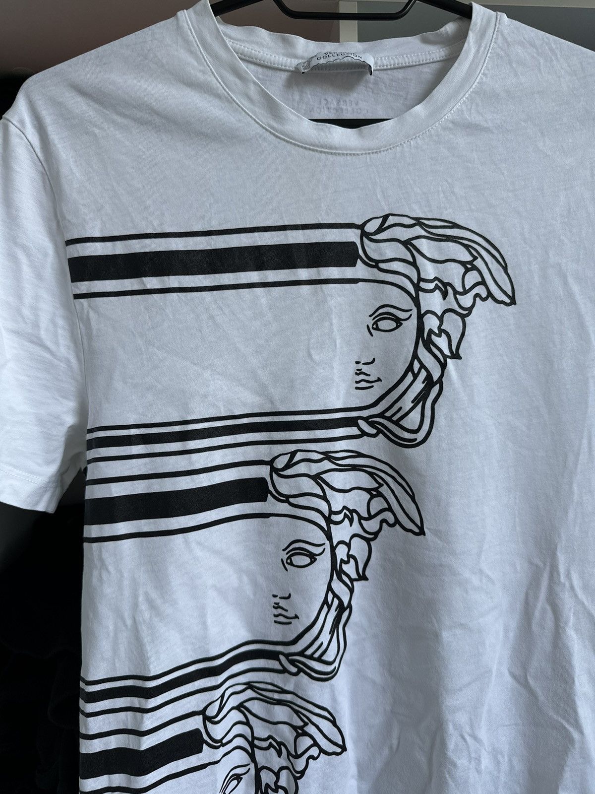 Versace 🔥VINTAGE VERSACE COLLECTION MEDUZA LOGO T-SHIRT🔥 Size US S / EU 44-46 / 1 - 2 Thumbnail