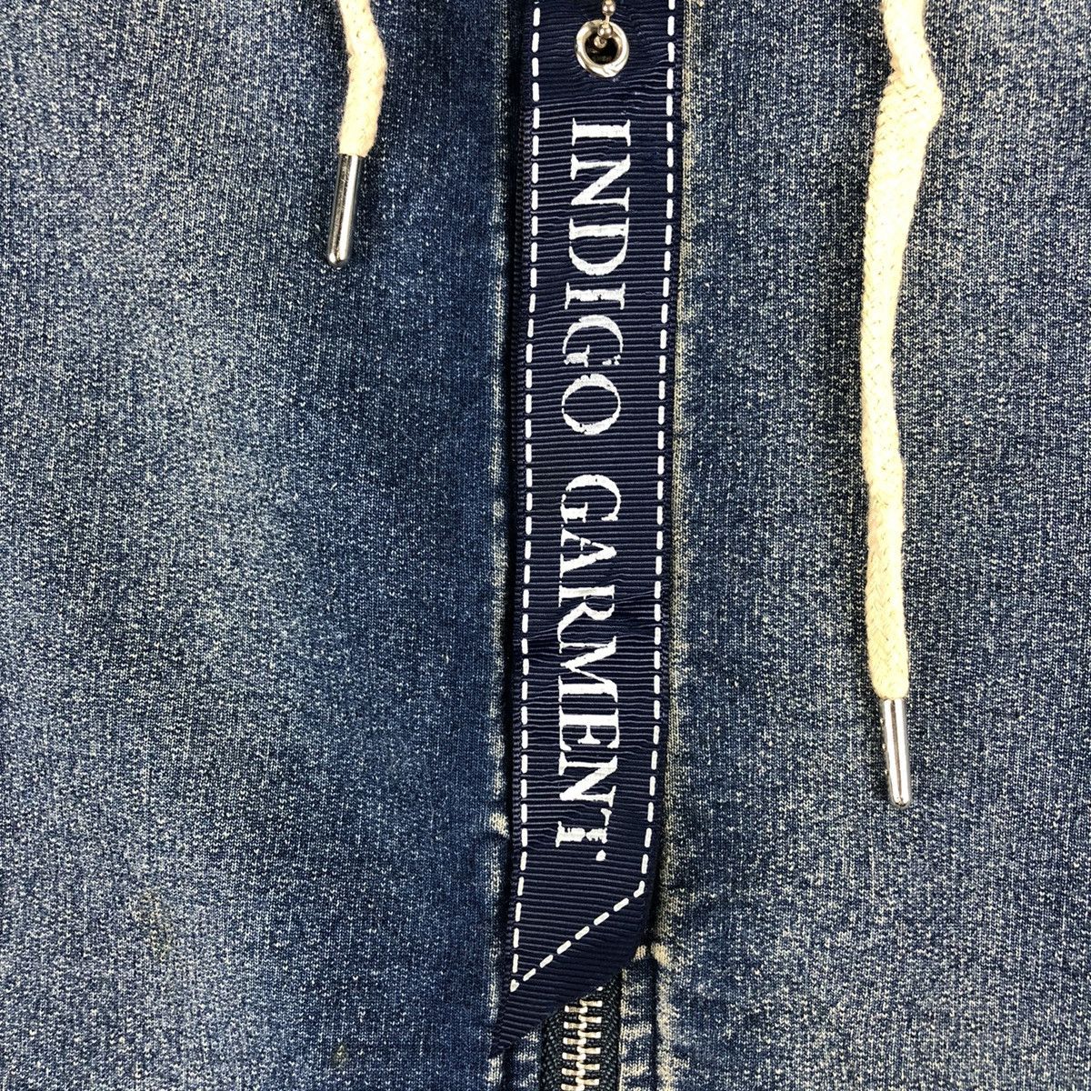 Japanese Brand Vintage Indigo Blue Dyed Zipper Sweater Hoodie by Baycrest Size US M / EU 48-50 / 2 - 8 Thumbnail