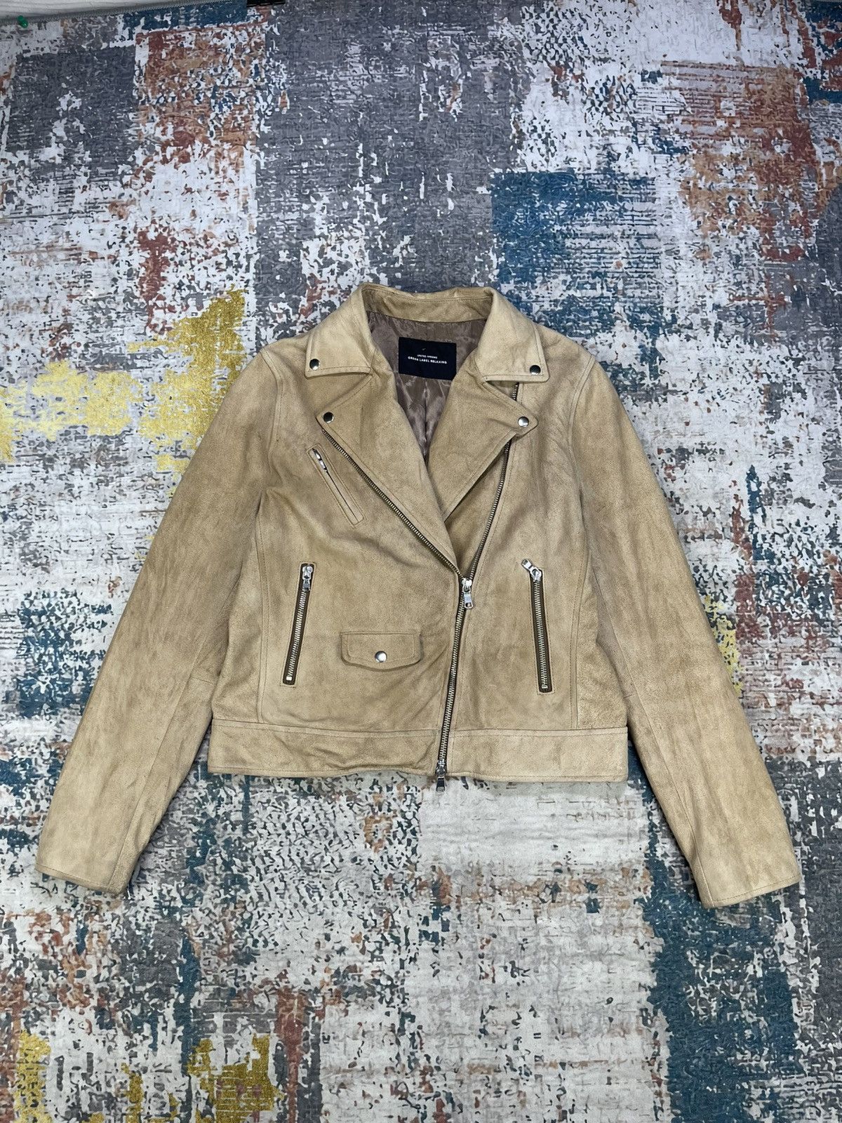 United Arrows United Arrow Suede Leather Rider Jacket Size S / US 4 / IT 40 - 2 Thumbnail