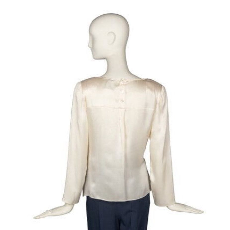Chanel Chanel 2011 Silk Blouse - US10, FR42 Size L / US 10 / IT 46 - 3 Thumbnail