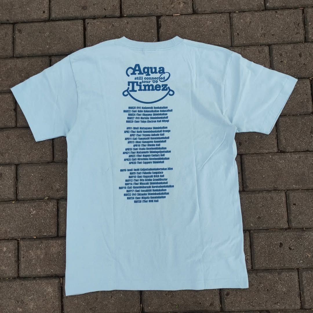 Band Tees Aqua Timez Tour 2009 Band Tee Size US M / EU 48-50 / 2 - 2 Thumbnail
