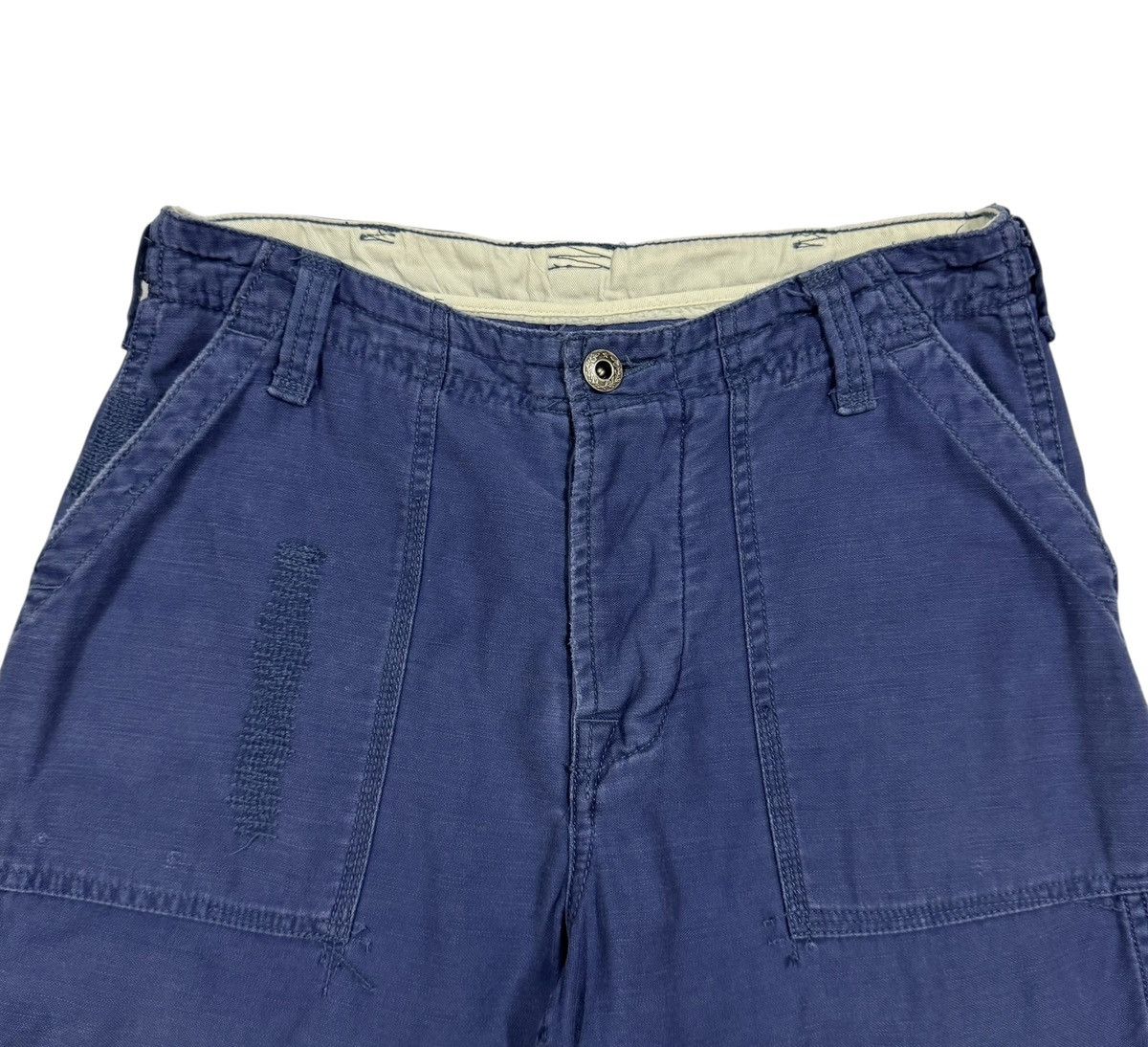Polo Ralph Lauren Vintage🔥Polo Ralph Lauren Cotton Linen Short Fatigue Pant Size US 28 / EU 44 - 3 Thumbnail