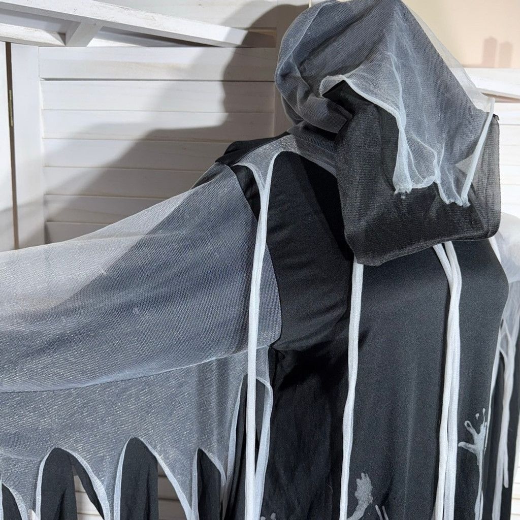 Vintage Spirit Ghoul Soul Eater Halloween Costume Black/Grey/White S Size S / US 4 / IT 40 - 6 Thumbnail