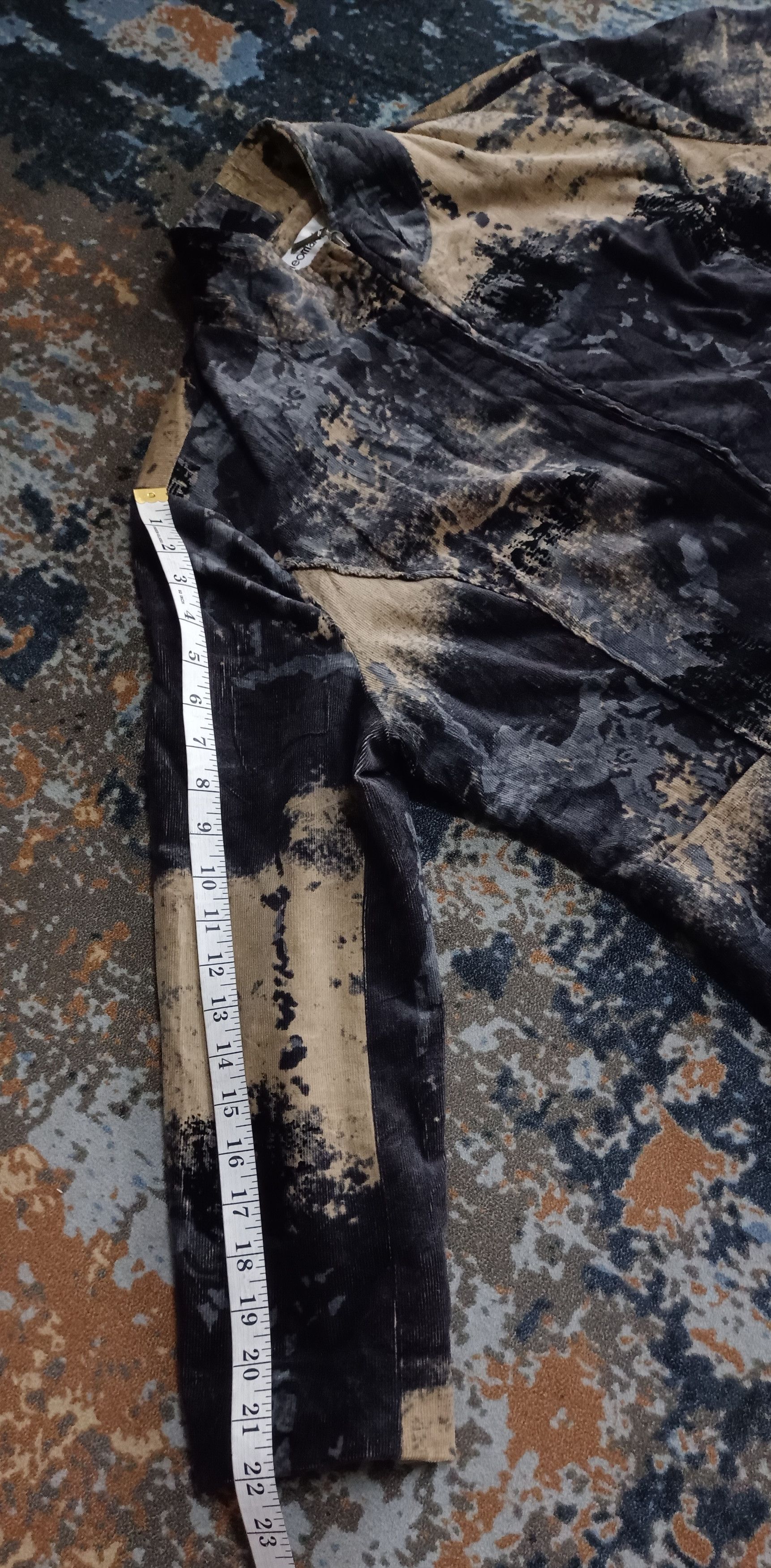 Art Comes First × Japanese Brand Fashion🔥 Vintage Leomarina Coduroy Acid Wash Jacket Size US M / EU 48-50 / 2 - 12 Thumbnail