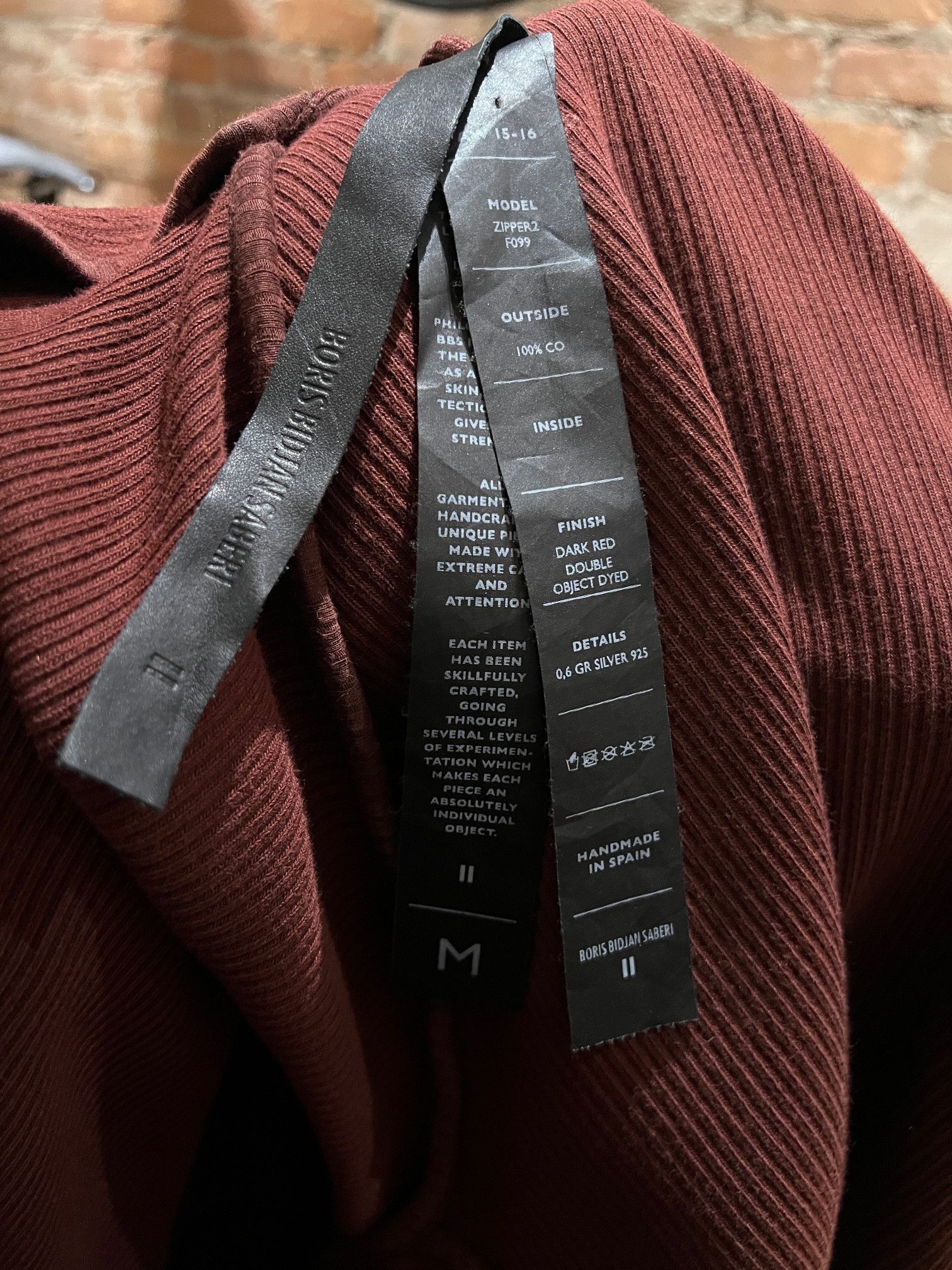 Boris Bidjan Saberi Boris Bidjan Saberi ZP19 Hoodie Size US M / EU 48-50 / 2 - 6 Thumbnail