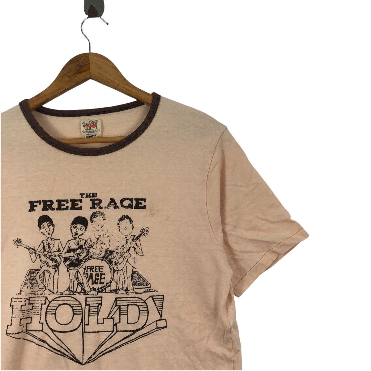 Band Tees Vintage 90s THE FREE RAGE Hold Made in Japan Band Tees Size US L / EU 52-54 / 3 - 5 Thumbnail
