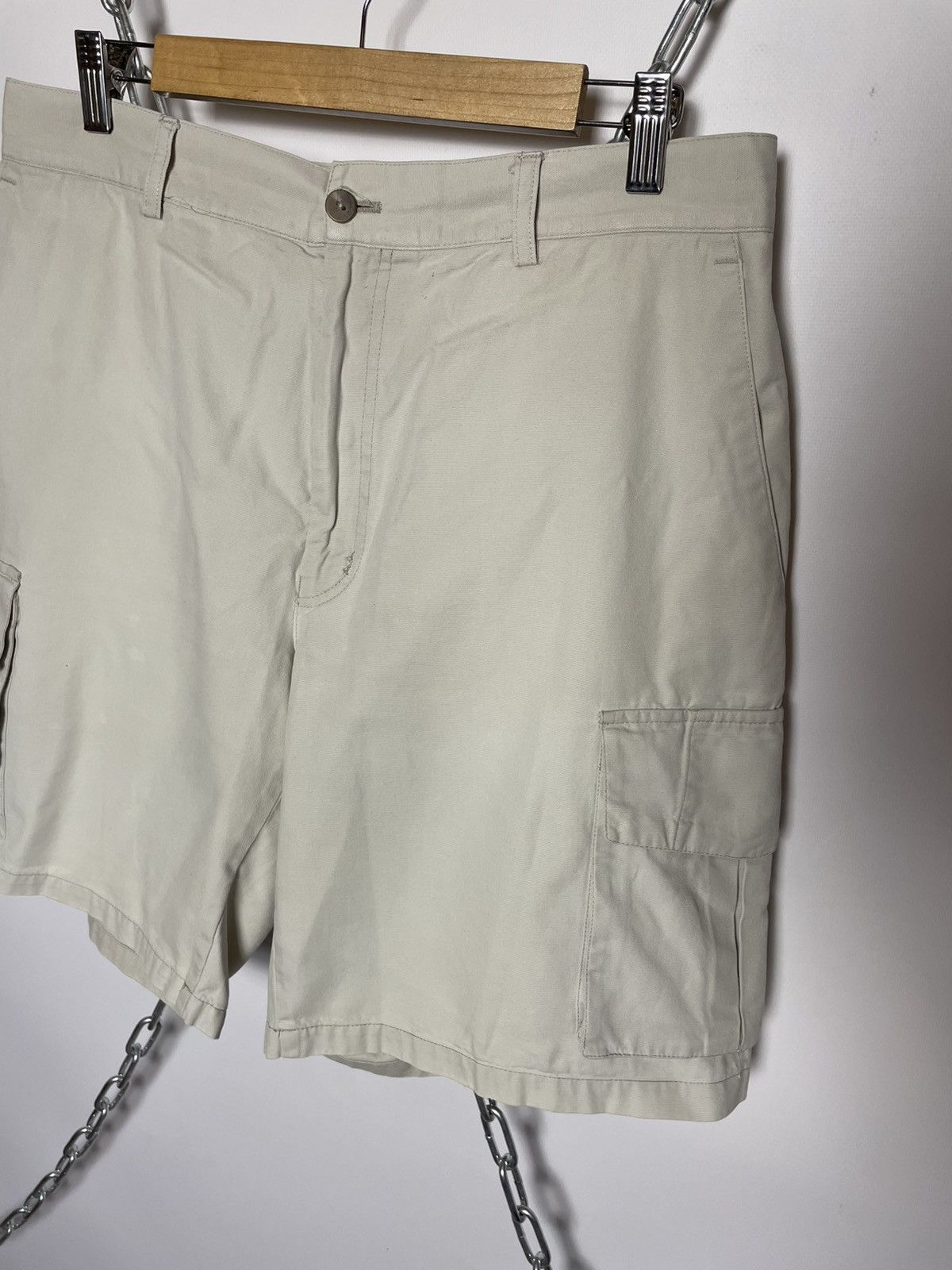Lacoste Lacoste Vintage Metal Logo Cargo Shorts Size US 32 / EU 48 - 4 Thumbnail