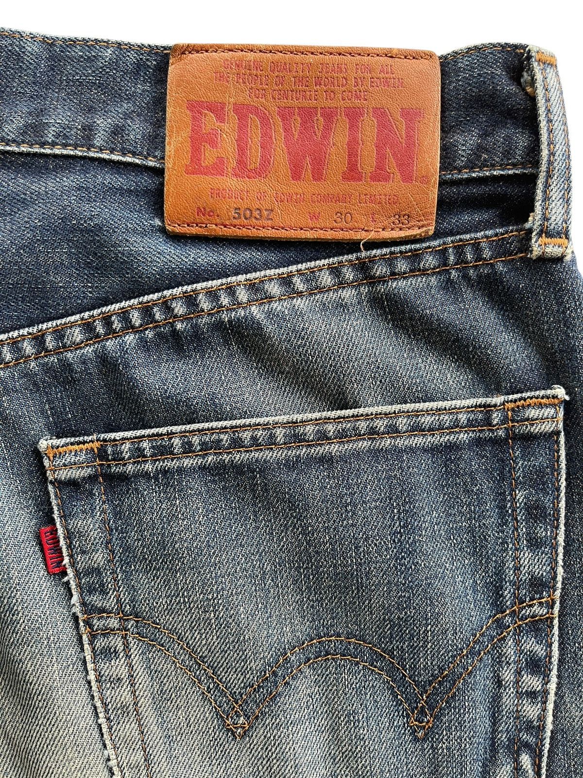 Vintage Vintage Edwin Distressed High Waist Denim Size 28" / US 6 / IT 42 - 8 Thumbnail