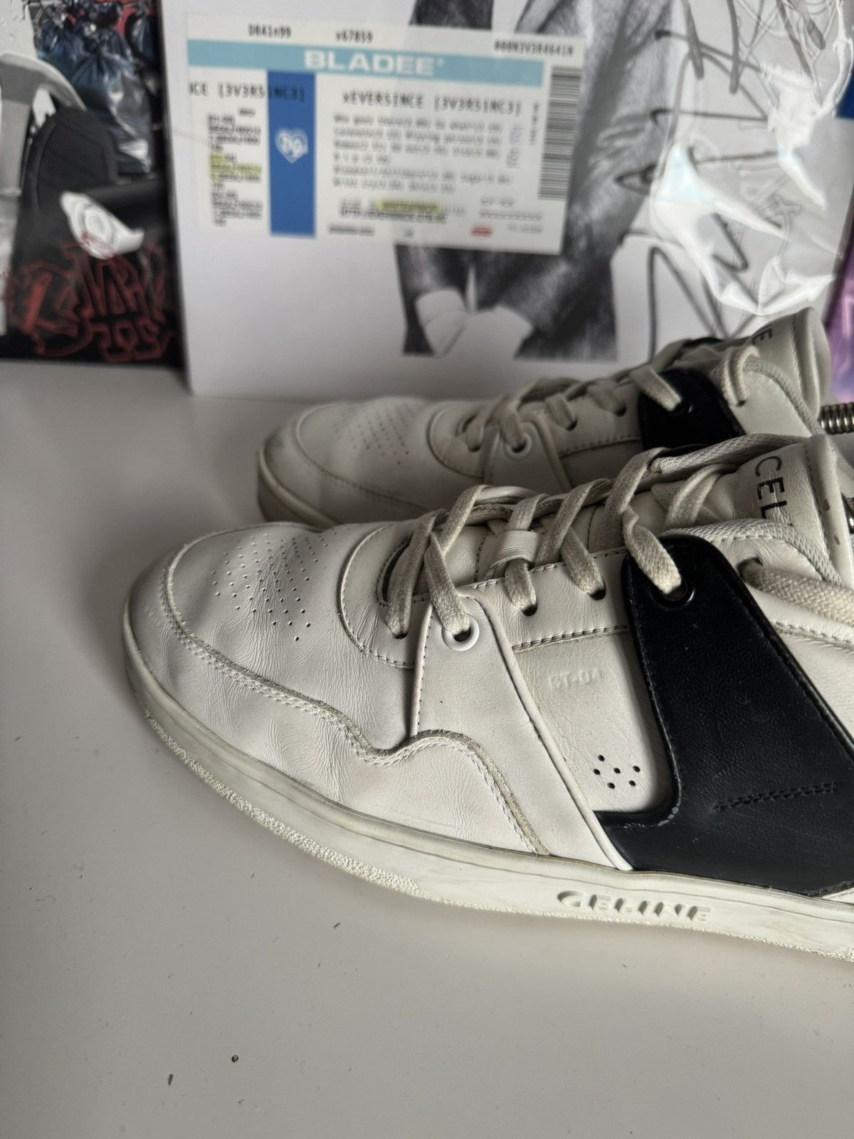 Celine Celine CT-04 low top sneakers Black White Hedi Slimane era Size US 8 / EU 41 - 7 Thumbnail