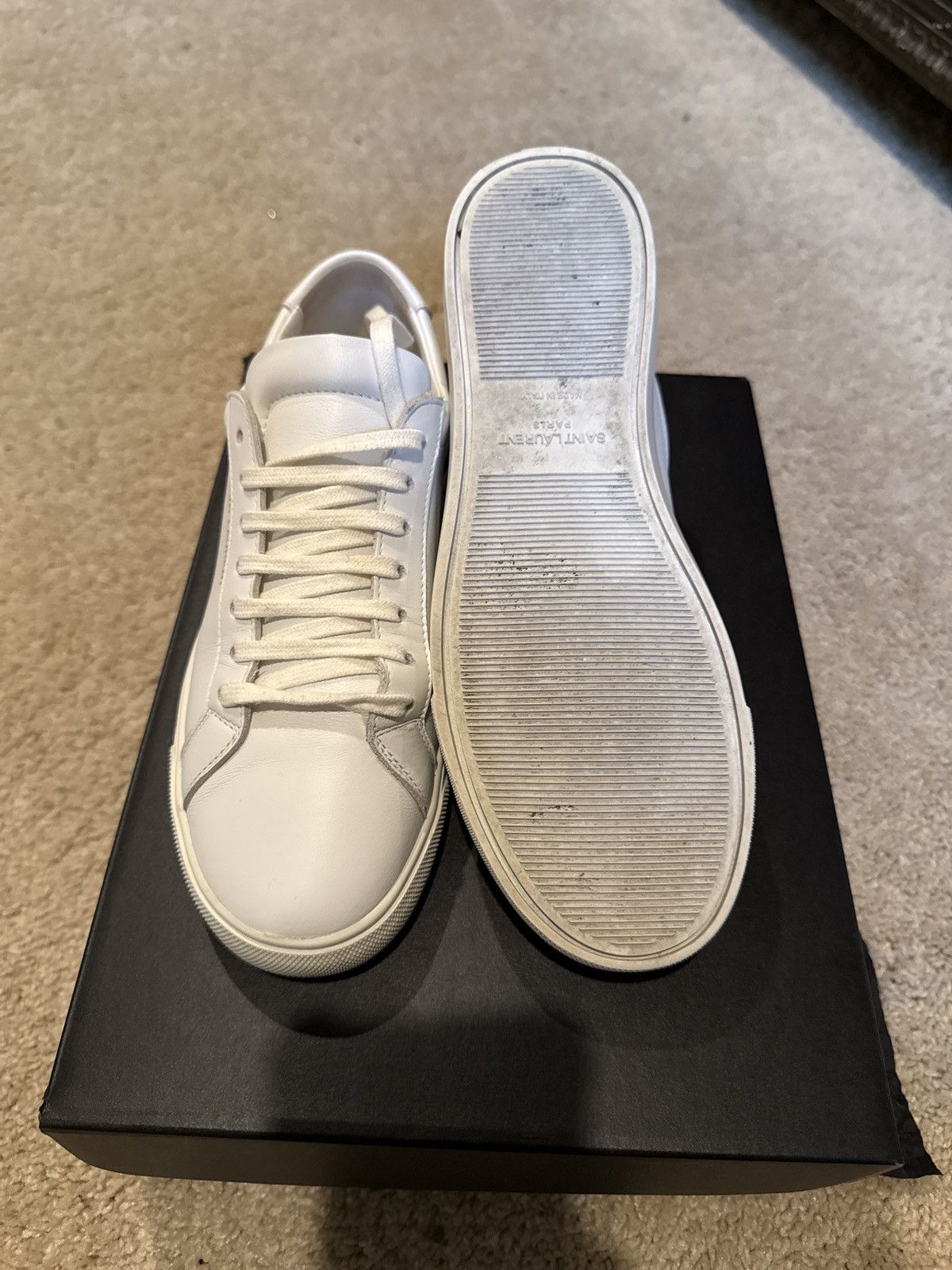 Saint Laurent Paris Saint Laurent low top Size US 8.5 / IT 38.5 - 1 Thumbnail