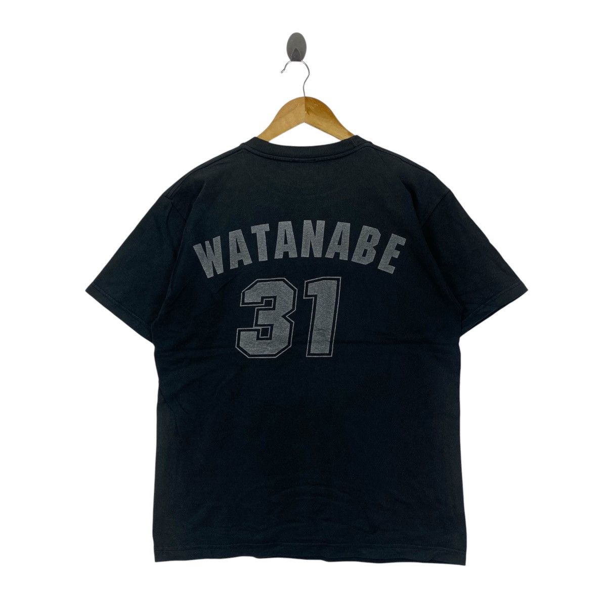 MLB Vintage Chiba Lotte Marines Watanabe Baseball Tee Shirt L Size US L / EU 52-54 / 3 - 2 Thumbnail