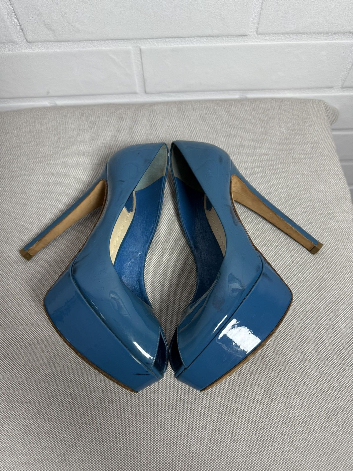 Dior Christian Dior Heels Shoes Patent Leather Size 37 STAINS Size US 7 / IT 37 - 4 Thumbnail