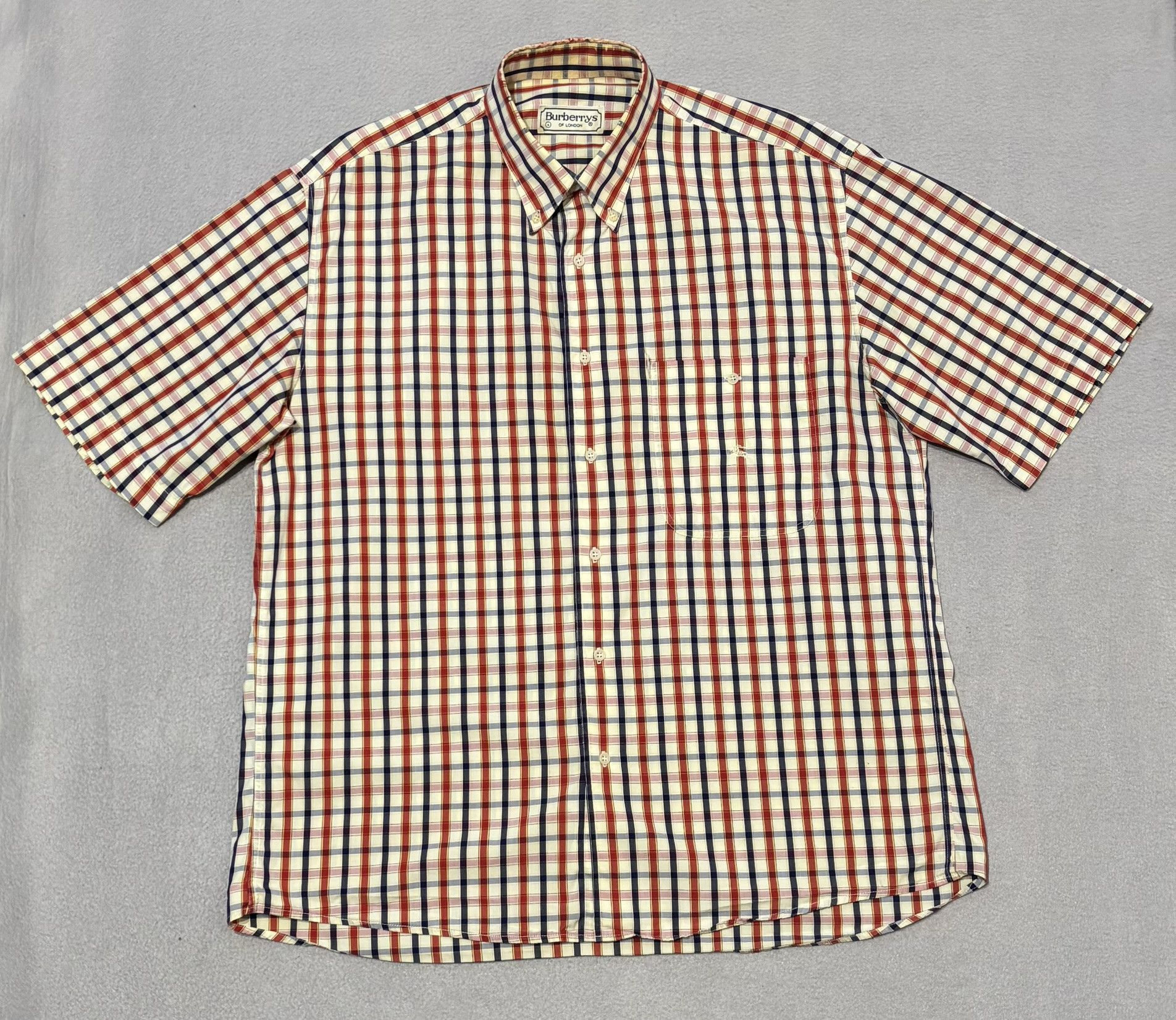 Burberry Burberrys vintage 90s shirt size 4 Size US XL / EU 56 / 4 - 5 Thumbnail