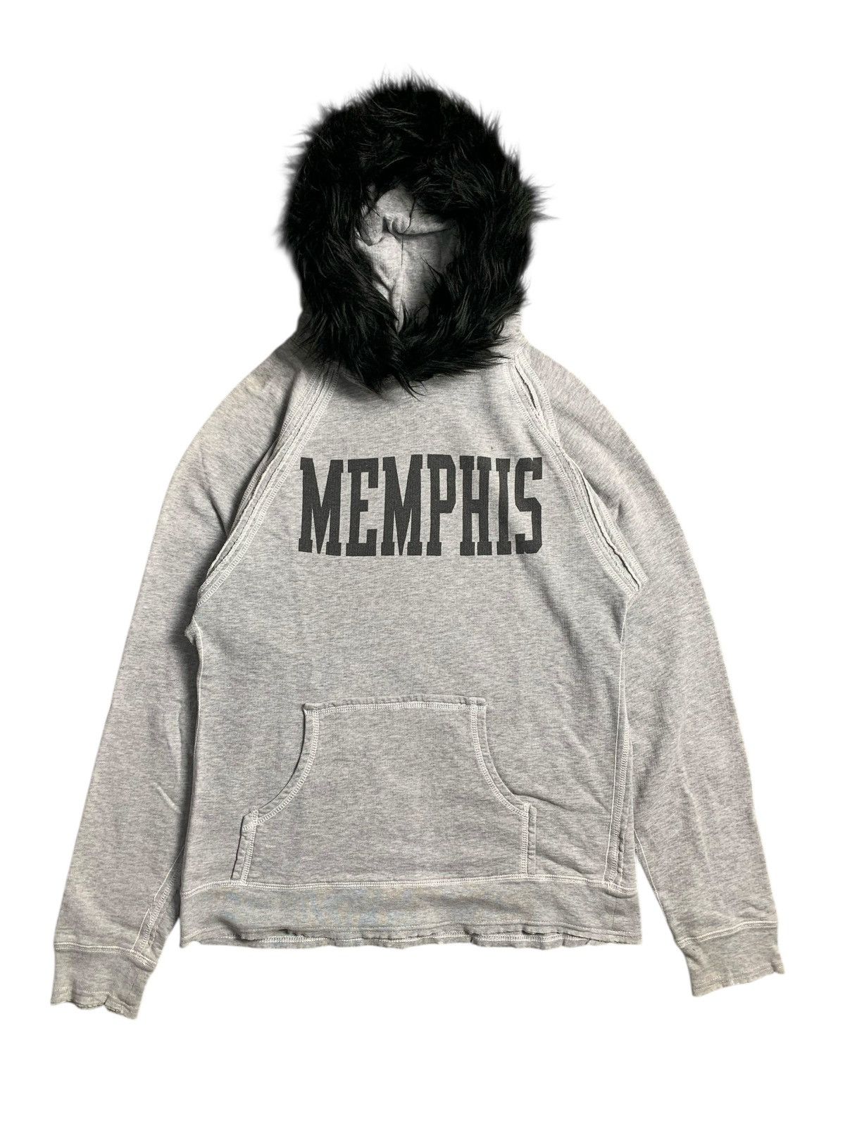 OUTER SEAM MEMPHIS BLACK FUR HOODIE IFSIX LGB STYLE