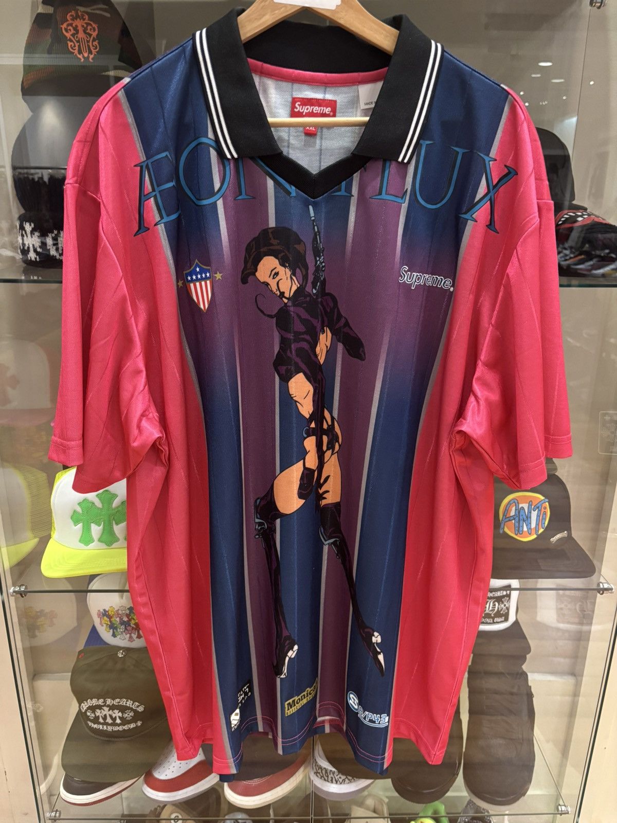 ウェア supreme Aeon Flux Soccer Jersey Supreme Aeon Flux Soccer Jersey (SS22) - $110