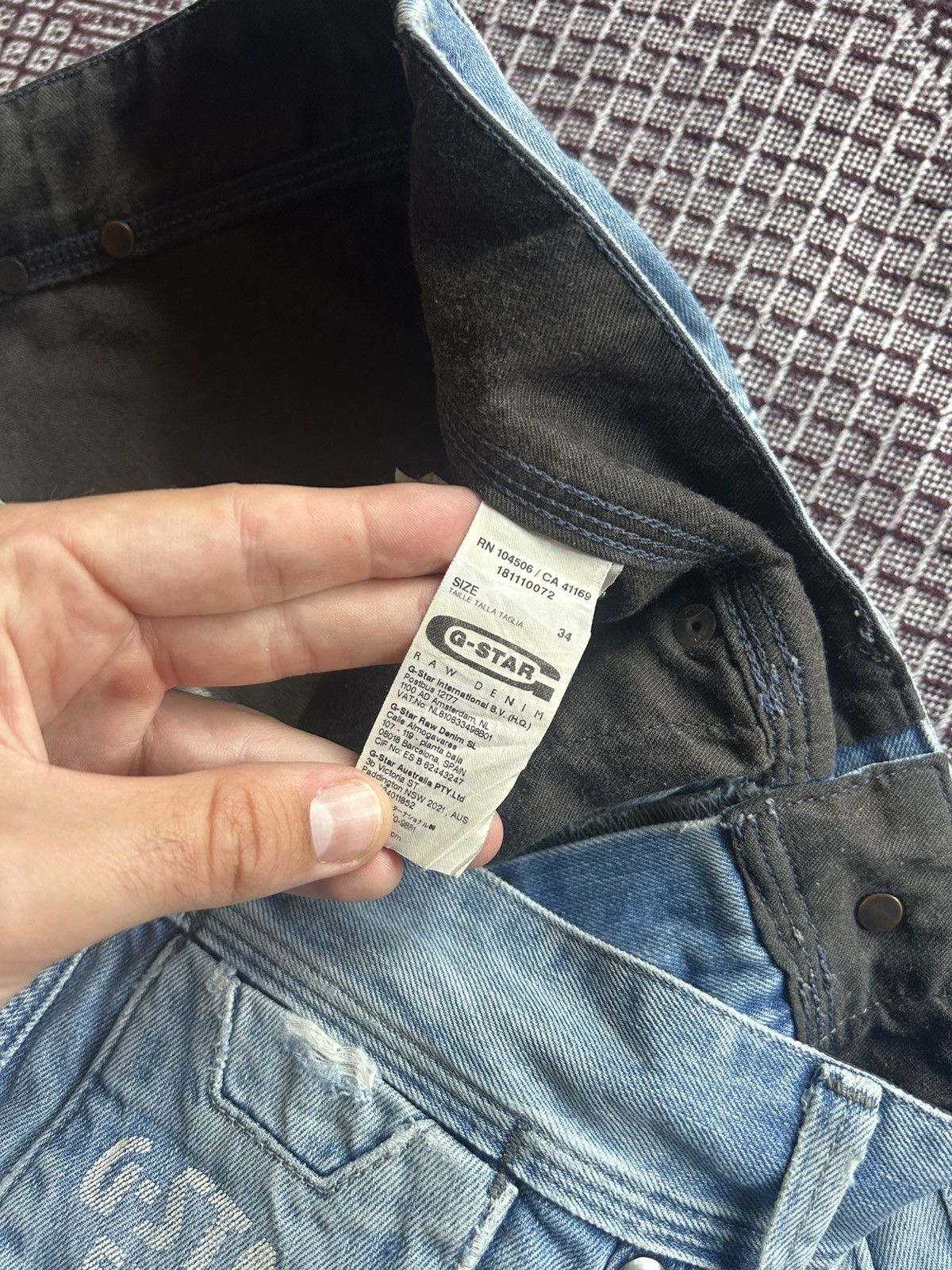 G-Star Vintage G-Star Raw Structor Denim Shorts Size 34 Streetwear Size US 34 / EU 50 - 6 Thumbnail