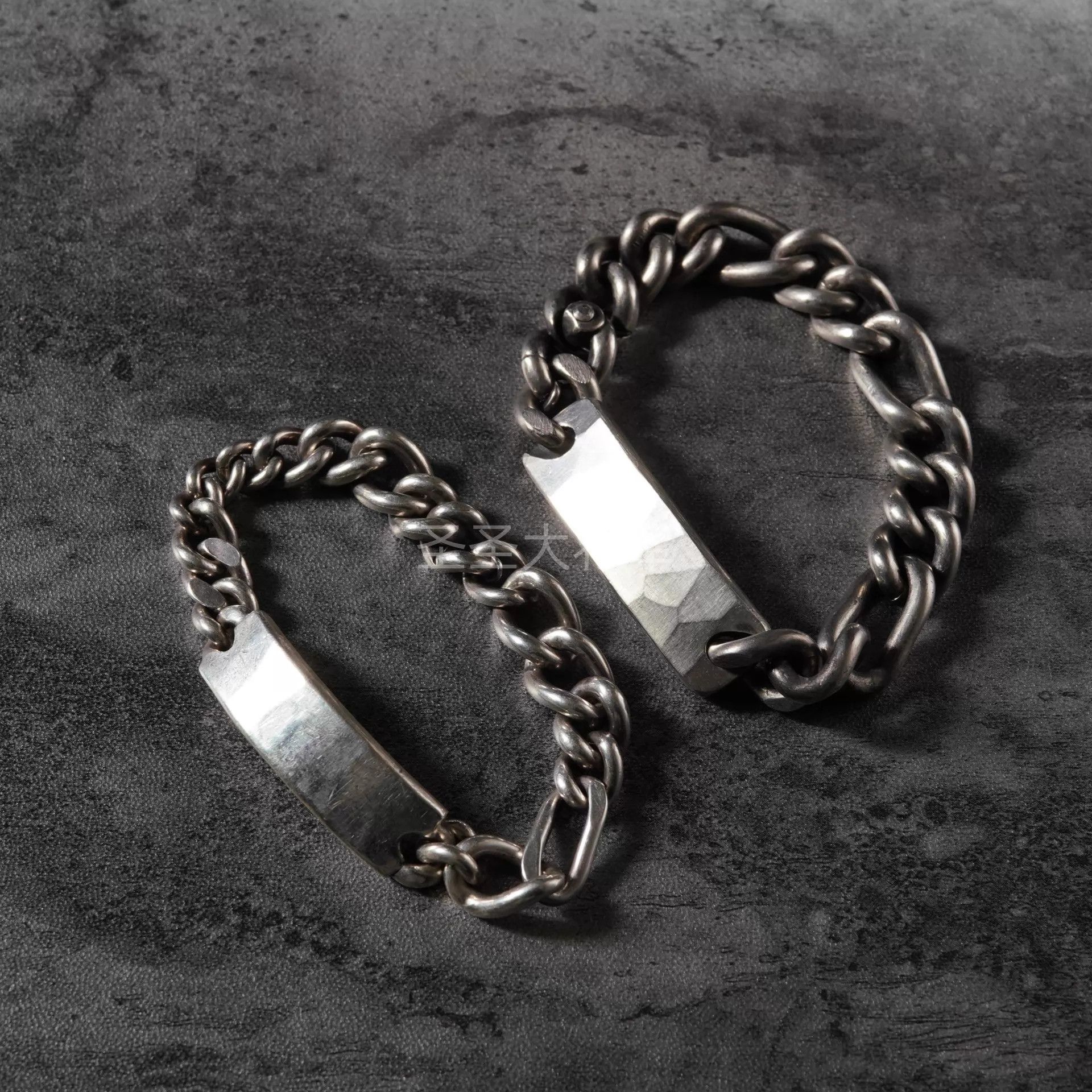 Werkstatt Munchen Vintage Werkstatt Munchen M2305 Heavy Silver Bracelet S+M Size ONE SIZE - 2 Thumbnail