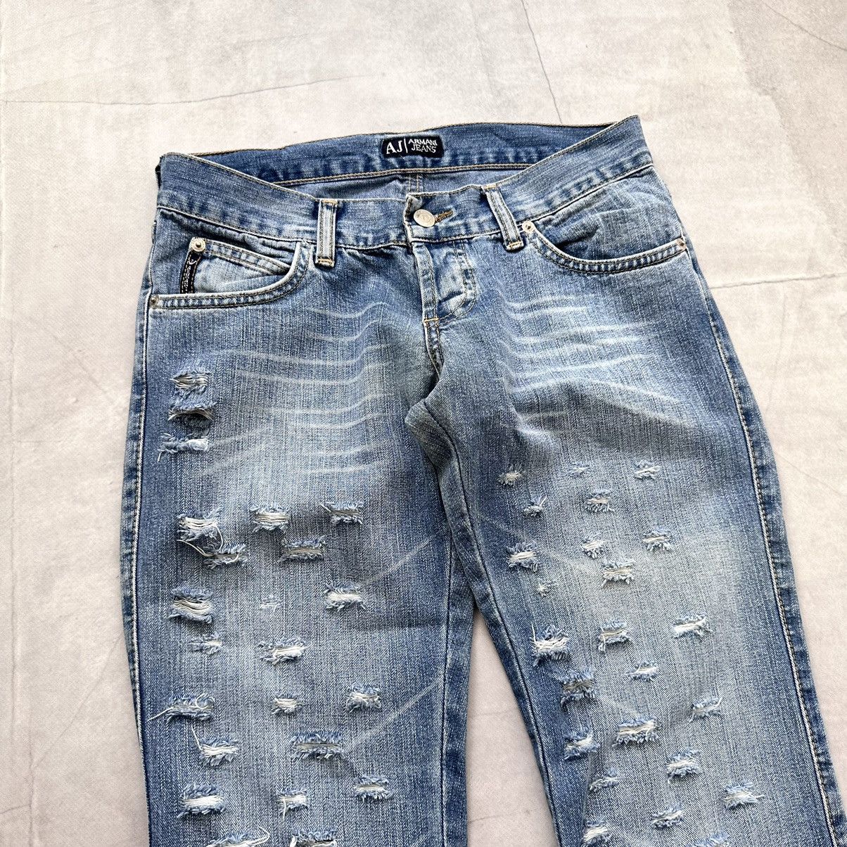 Hysteric Glamour × Undercover Y2K Armani Hysteric Glamour Style Punk Jeans Ed Hardy Vibe Size 28" / US 6 / IT 42 - 2 Thumbnail