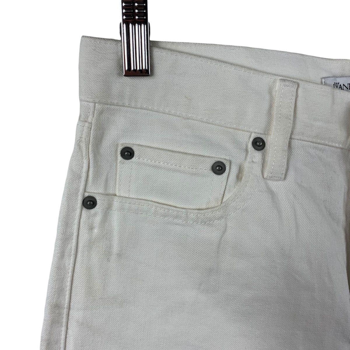 JW Anderson × Japanese Brand UNIQLO X JW ANDERSON Straight cut white coloured jeans pants Size US 30 / EU 46 - 6 Thumbnail