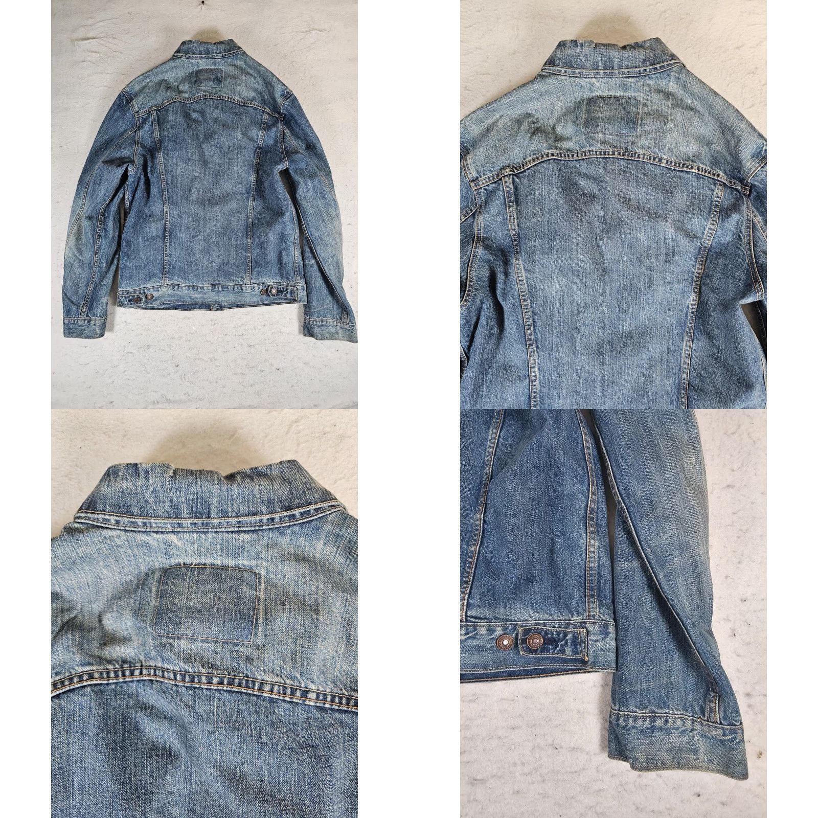 Levi's VINTAGE Levi's Trucker Denim Jacket Mens XL Medium Wash Signature 90s Casual Denim Jacket Mens XL Blue Size US 36 / EU 52 - 8 Thumbnail