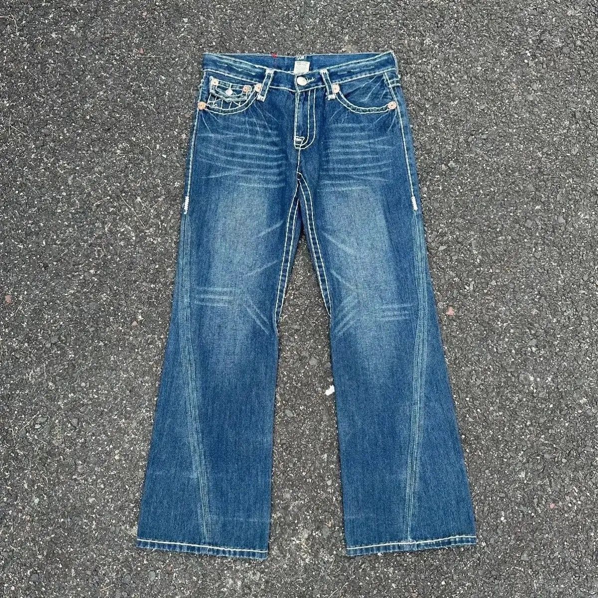 True Religion VINTAGE TRUE RELIGION JEANS BIG STITCH DENIM VERY RARE PANTS Size US 34 / EU 50 - 1 Thumbnail