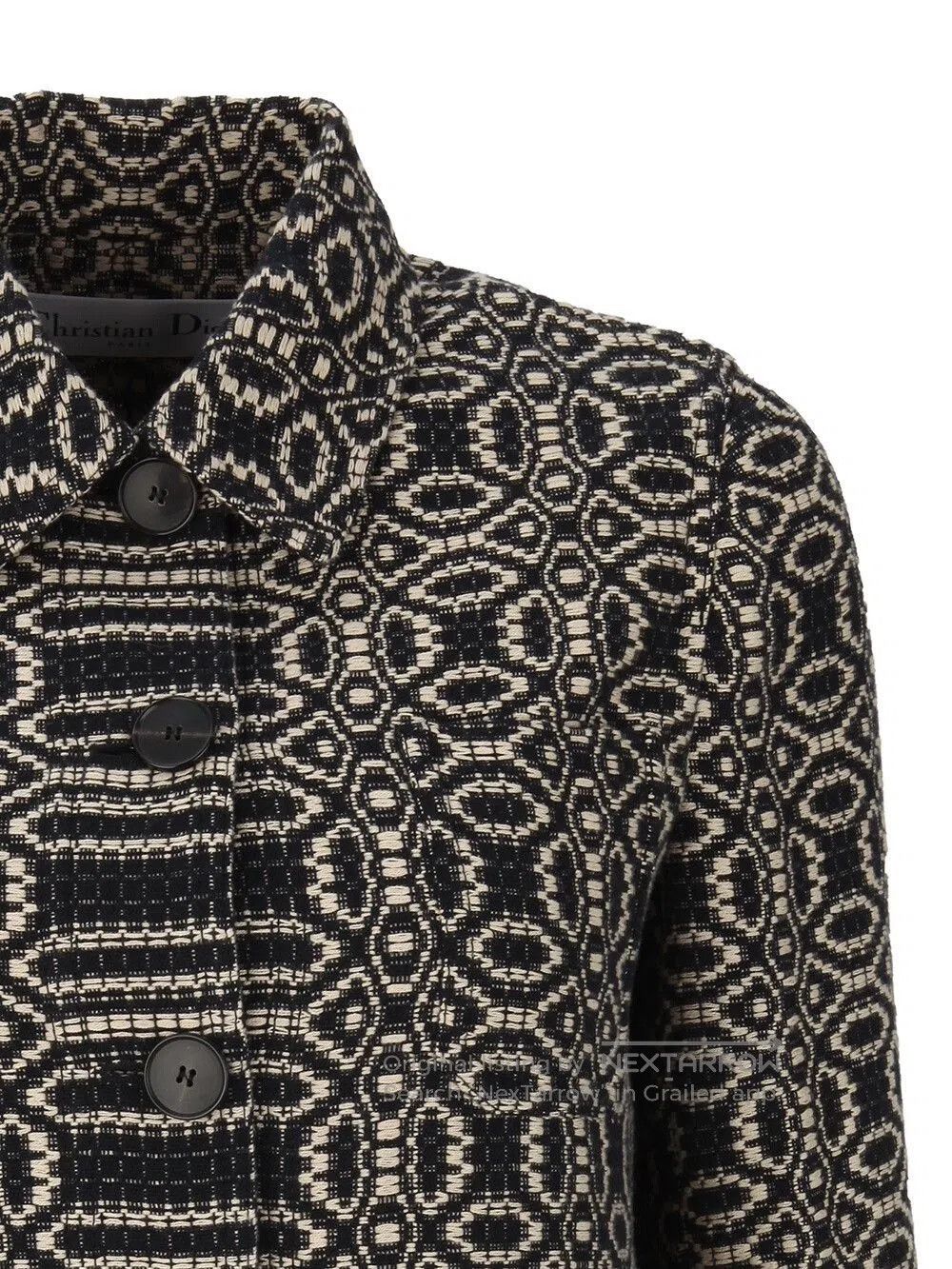 Dior Vintage Dior Jacquard Jacket. Size XS / US 0-2 / IT 36-38 - 5 Thumbnail