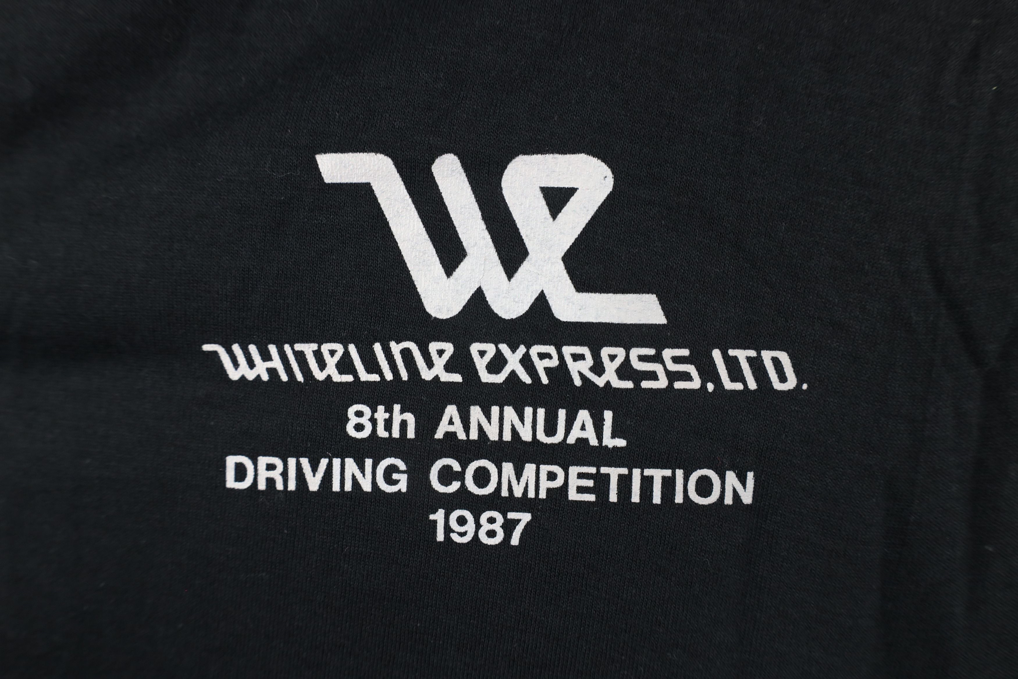 Vintage Vintage 80s Express Driving Competition T-Shirt Black USA Size US XL / EU 56 / 4 - 4 Thumbnail