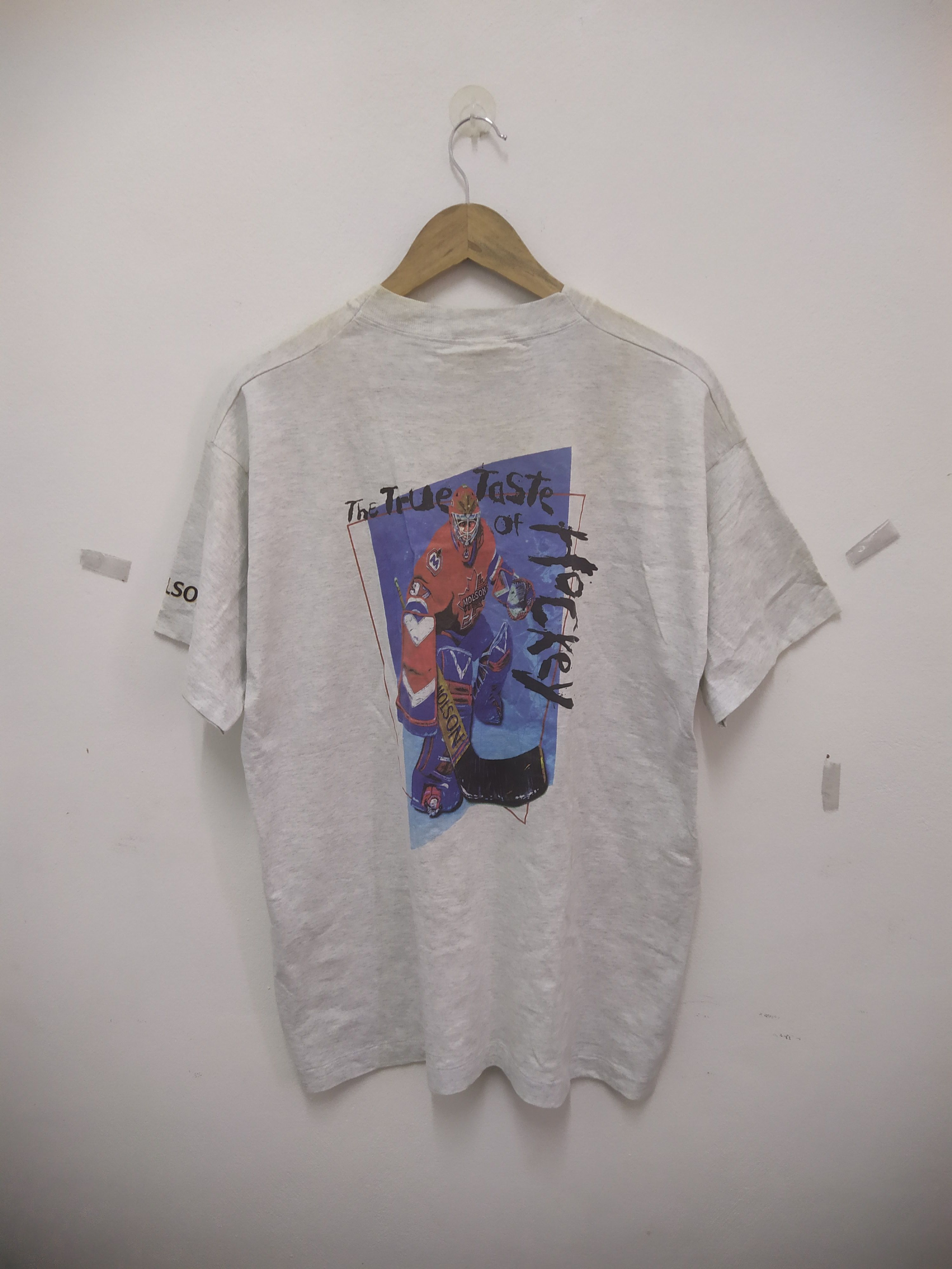 Vintage Vintage 90s Molson Ice Beer The True Taste of Hockey Size US XL / EU 56 / 4 - 3 Thumbnail