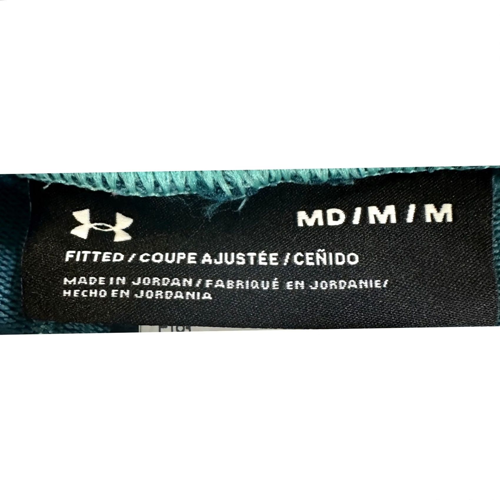 Under Armour Under Armour Womens Medium Blue Sweatpants Pull On Fitted Elastic Waist Pockets Size 32" / US 10 / IT 46 - 3 Thumbnail
